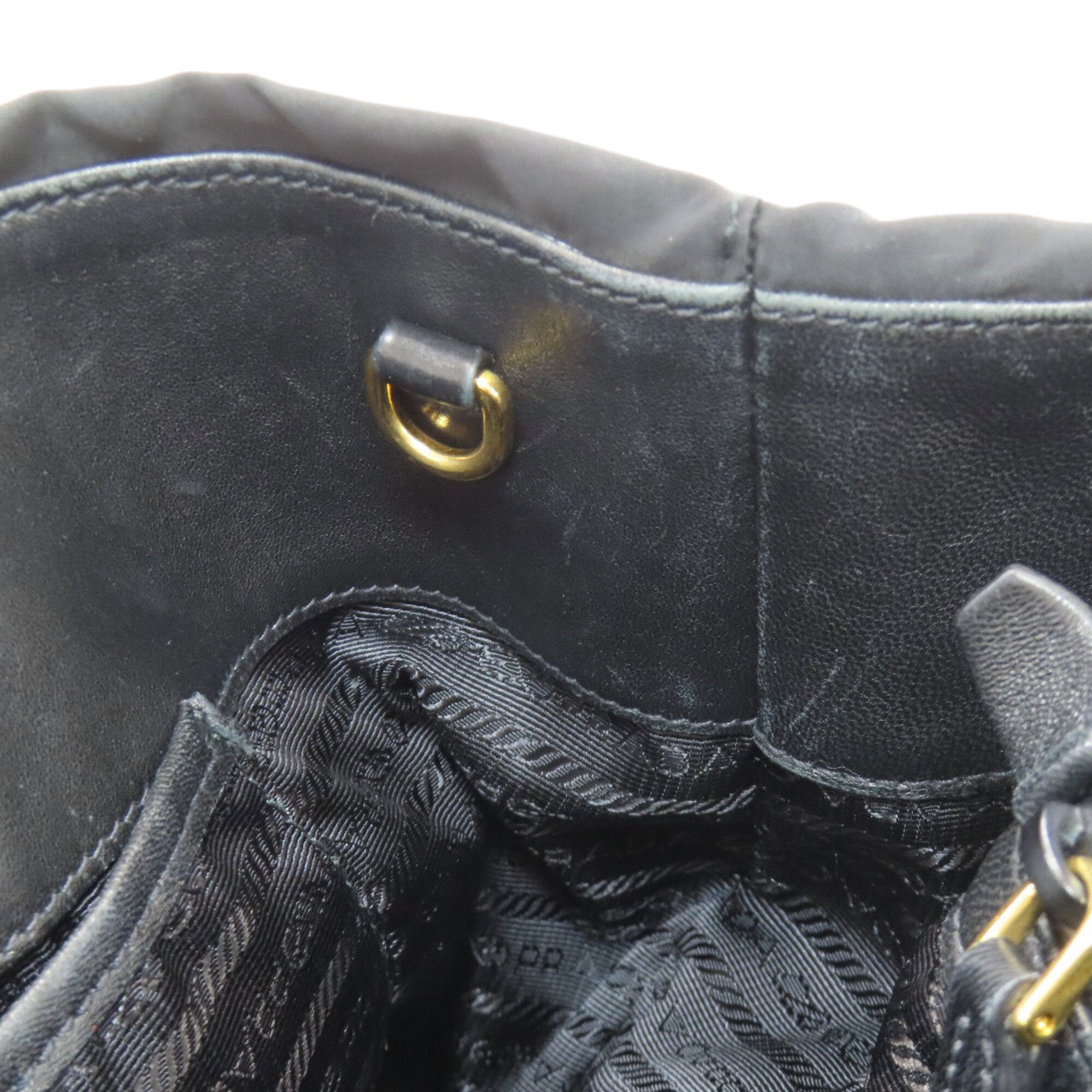 Prada Black Nylon Handbag (Pre-Owned)
