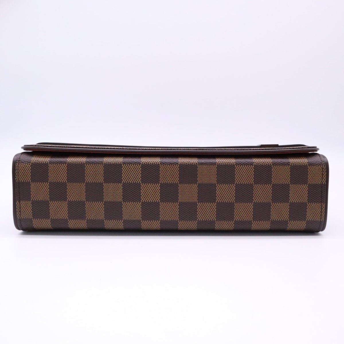 Louis Vuitton Damier Beige Brown Coated Canvas Leather Shoulder Bag (Pre-Owned)