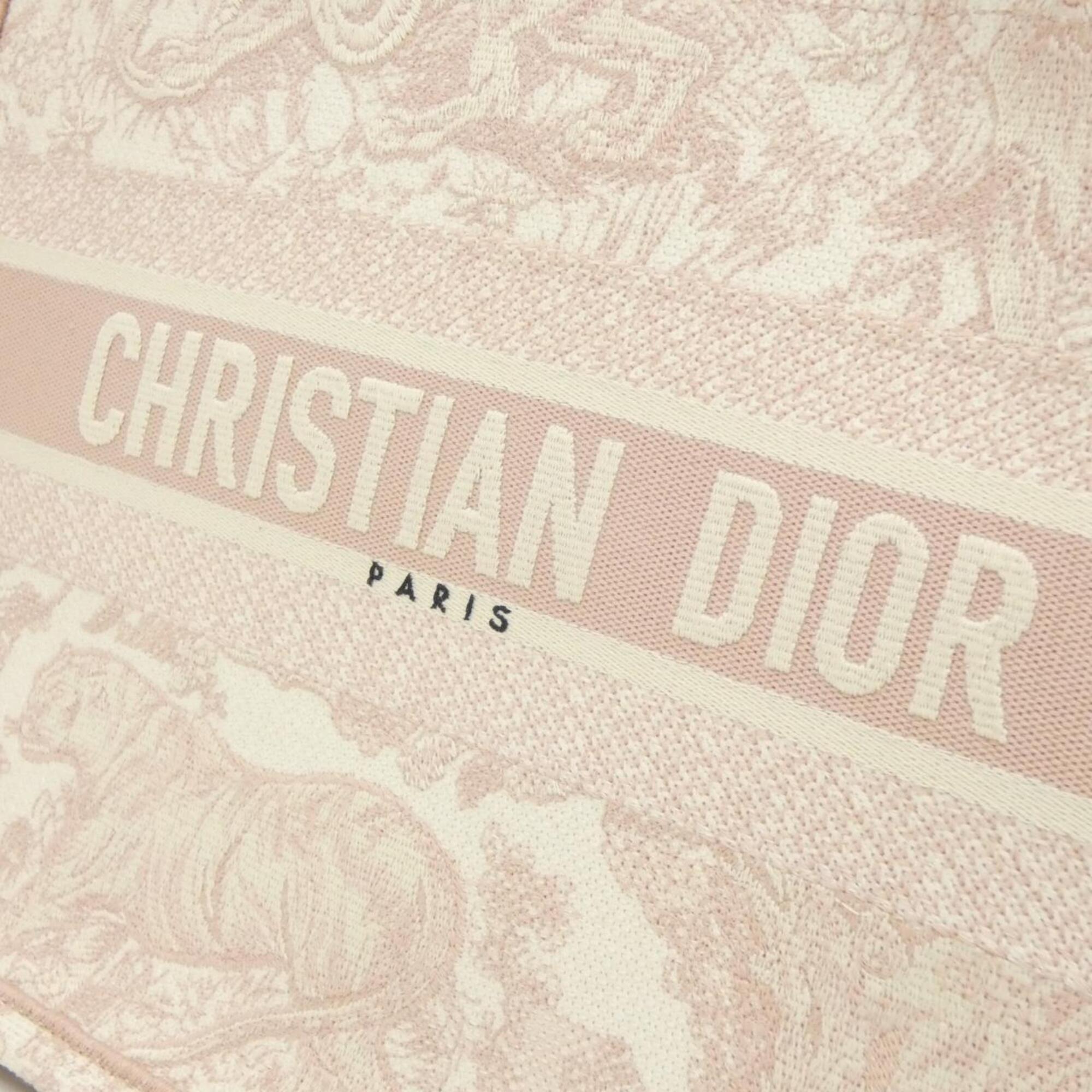 Christian Dior Pink Canvas Handbag (Pre-Owned)