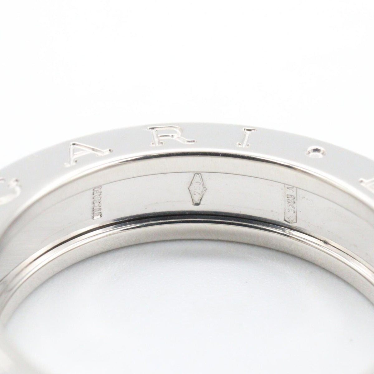 Bvlgari Silver White Gold (18K) Band Ring (Pre-Owned)
