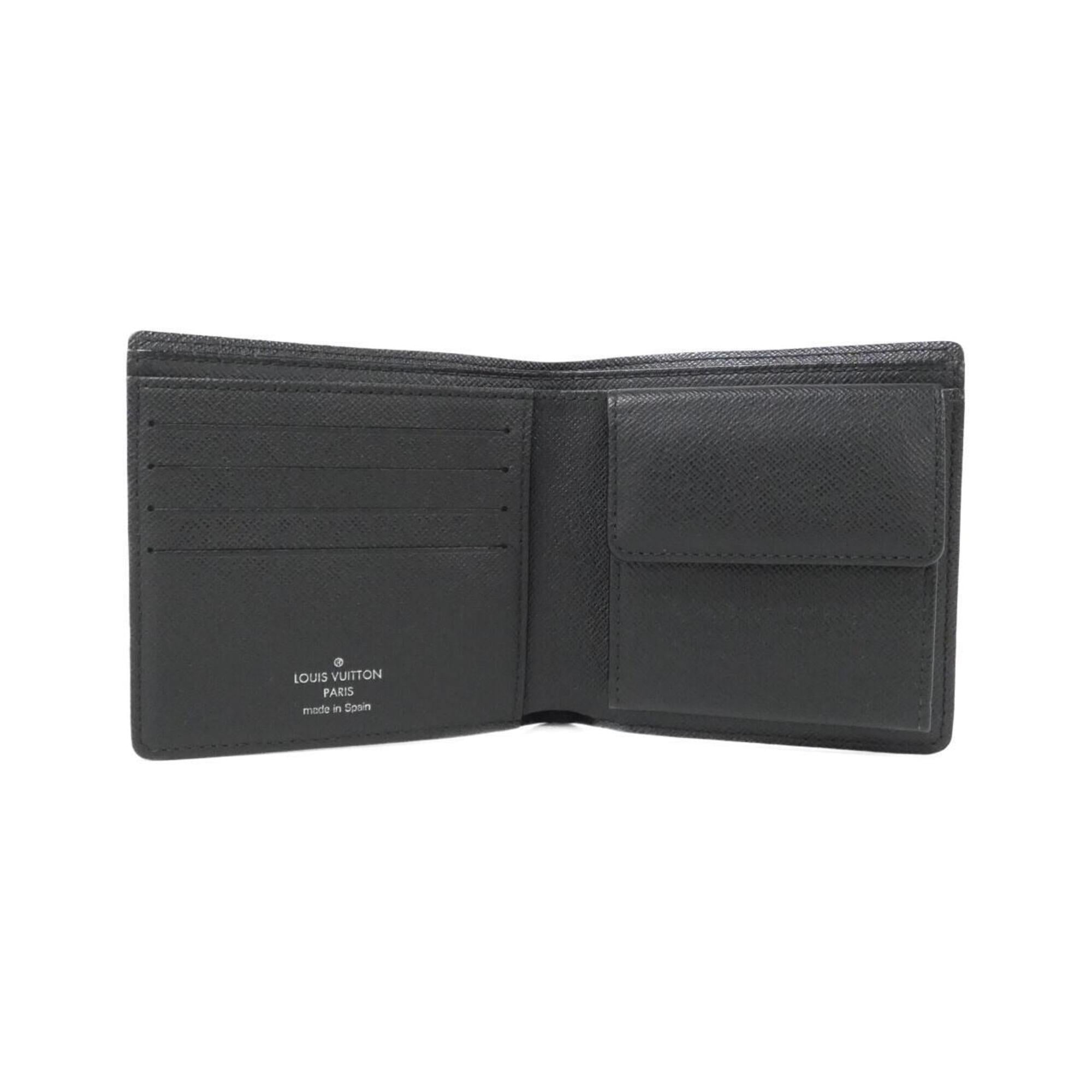 Louis Vuitton Dark Gray Graphite Coated Canvas Wallet (Bi-Fold) (Pre-Owned)