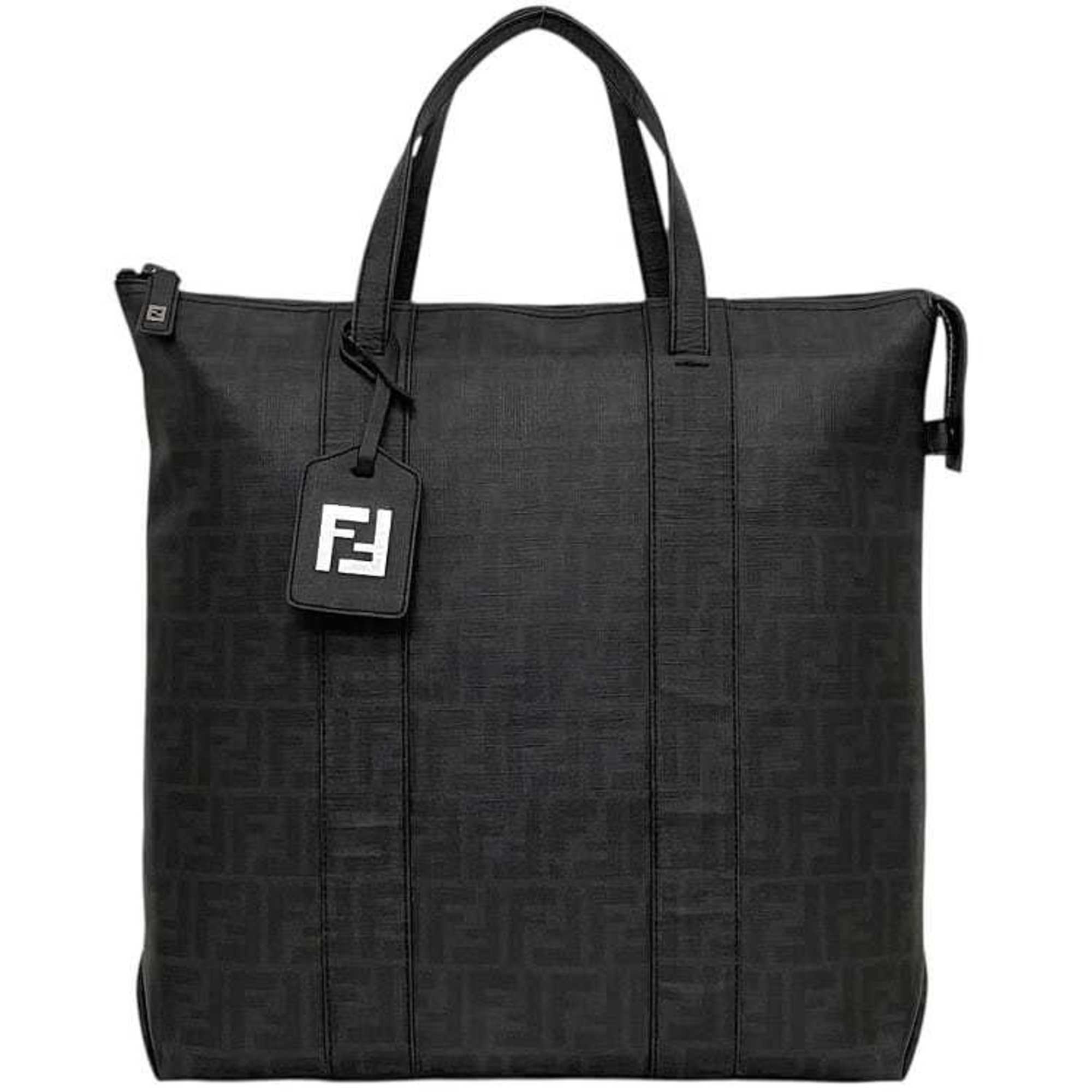 Fendi Black Zucchino Tote Bag (Pre-Owned)