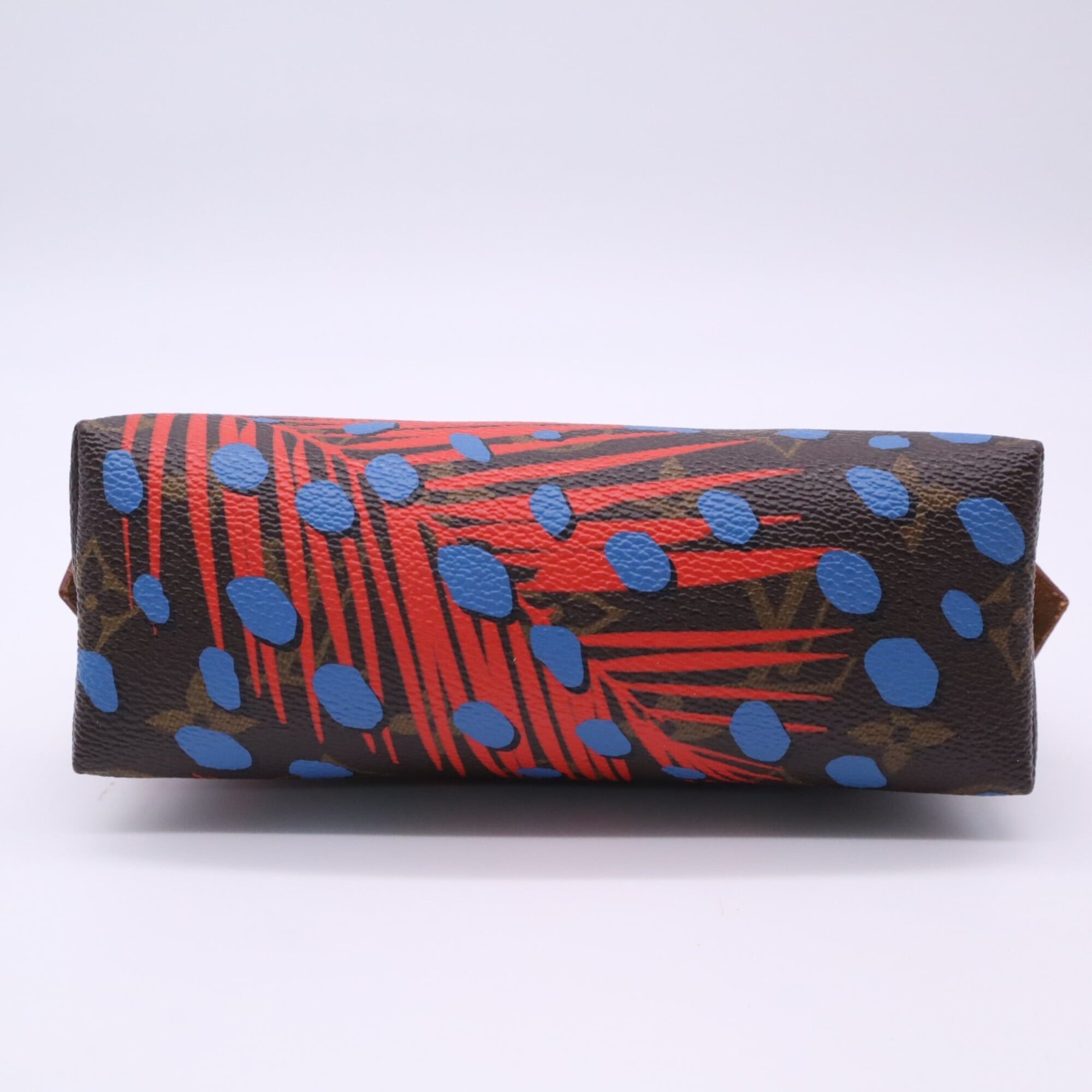 Louis Vuitton Brown Multi-Color Coated Canvas Leather Pochette Pouch (Pre-Owned)