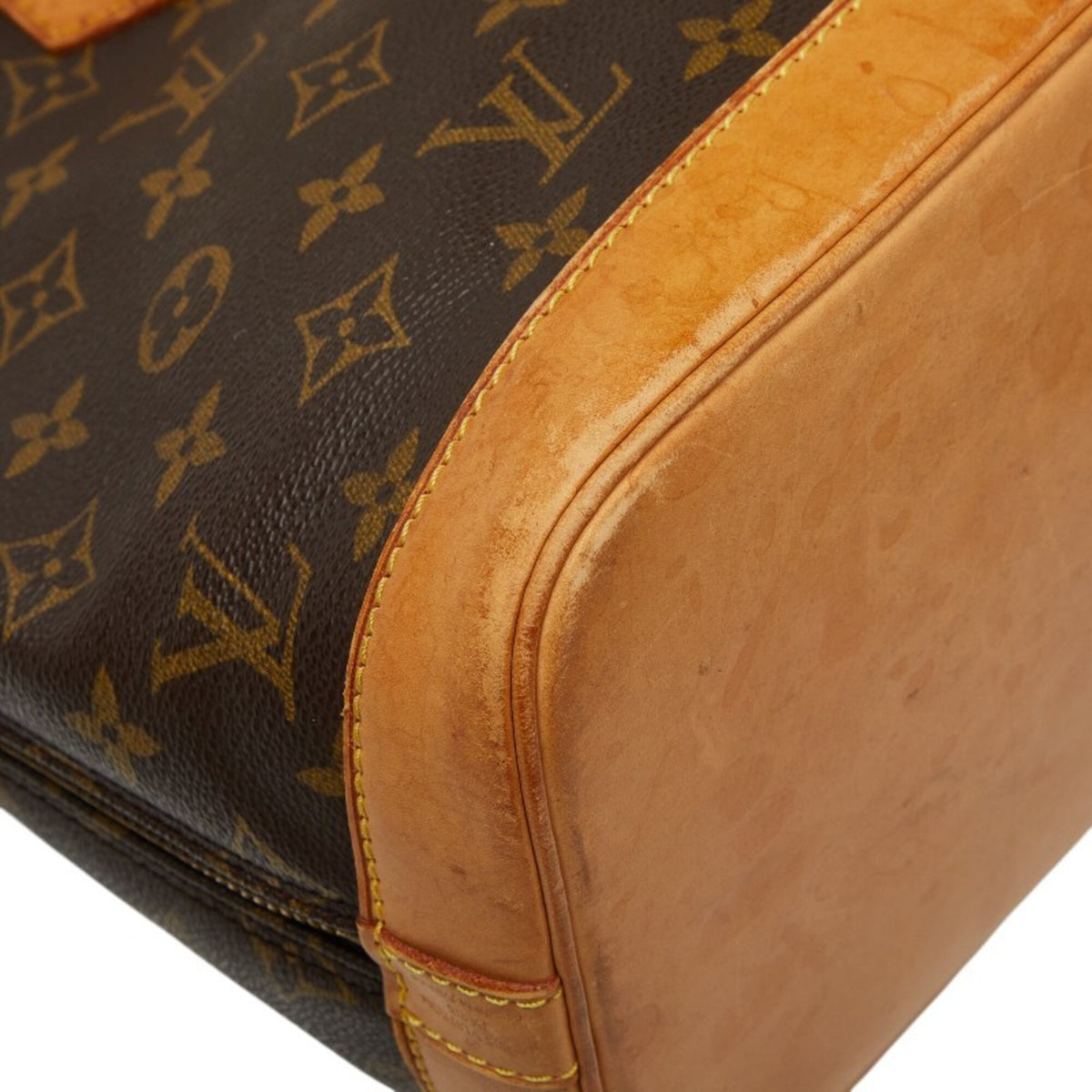 Louis Vuitton Brown Pvc Leather Handbag (Pre-Owned)
