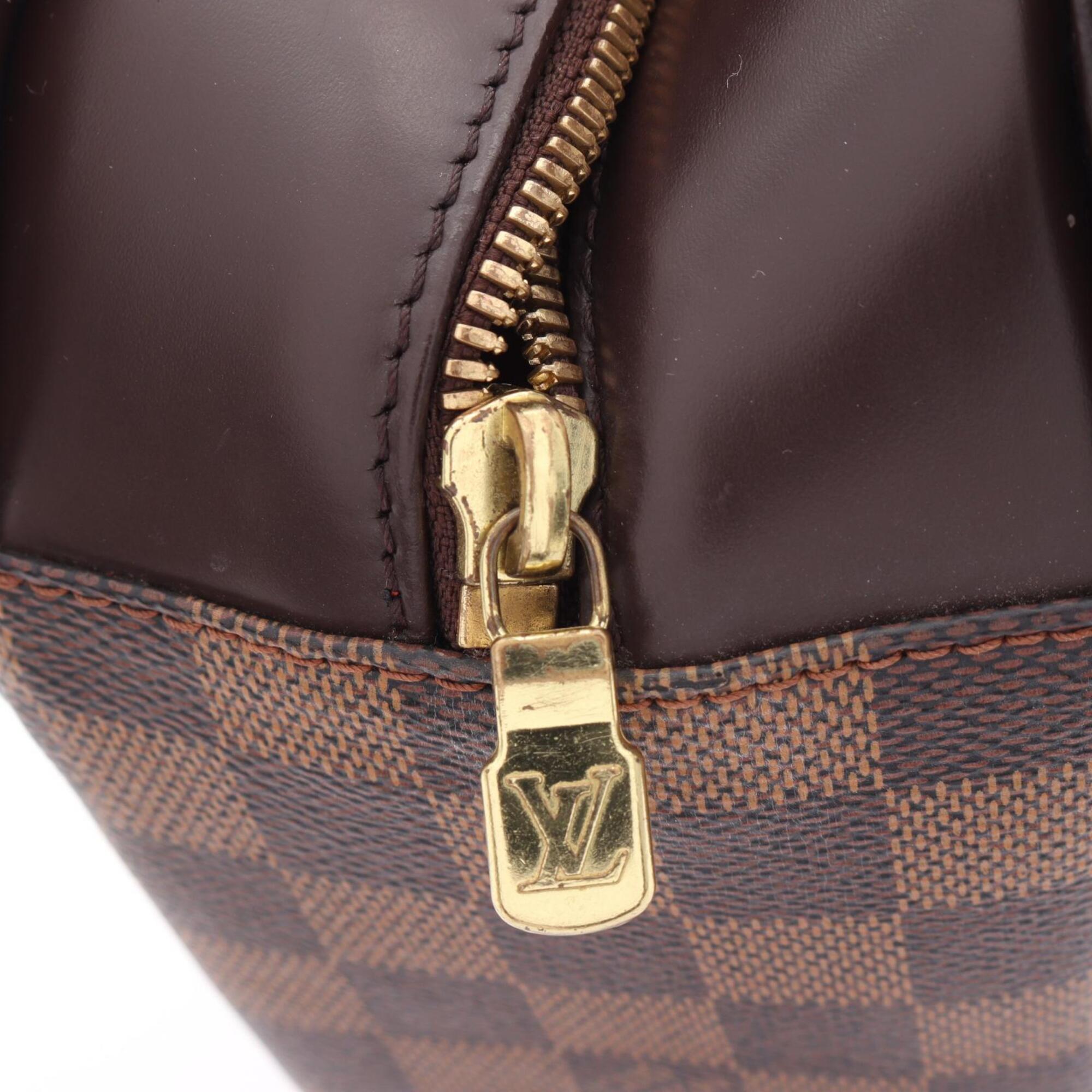 Louis Vuitton Brown Ebene Coated Canvas Leather Handbag (Pre-Owned)