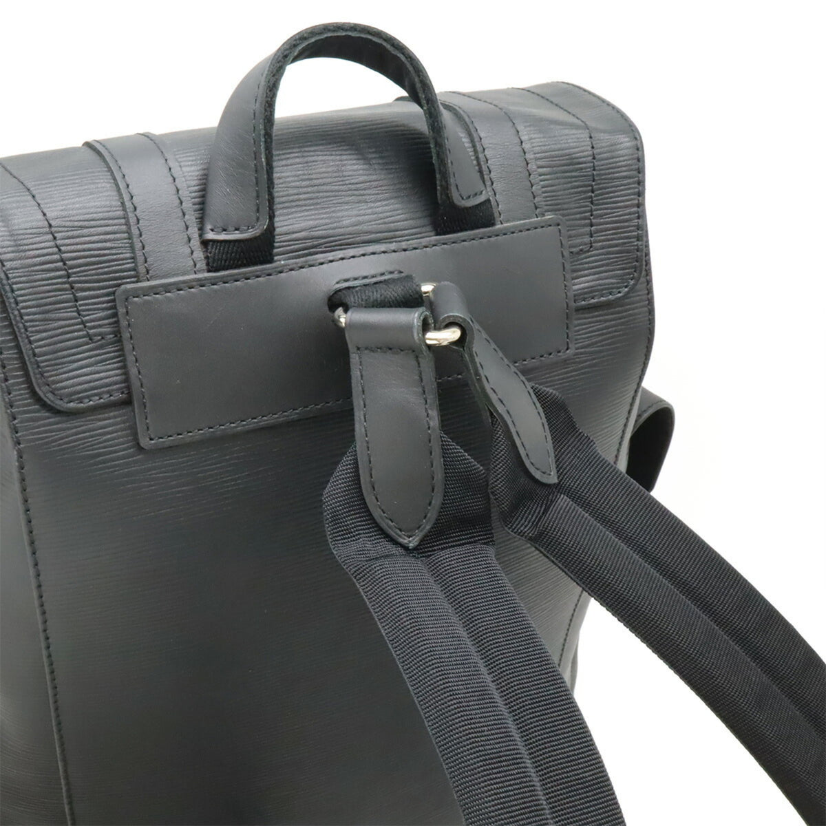 Louis Vuitton Black Noir Epi Leather Backpack (Pre-Owned)