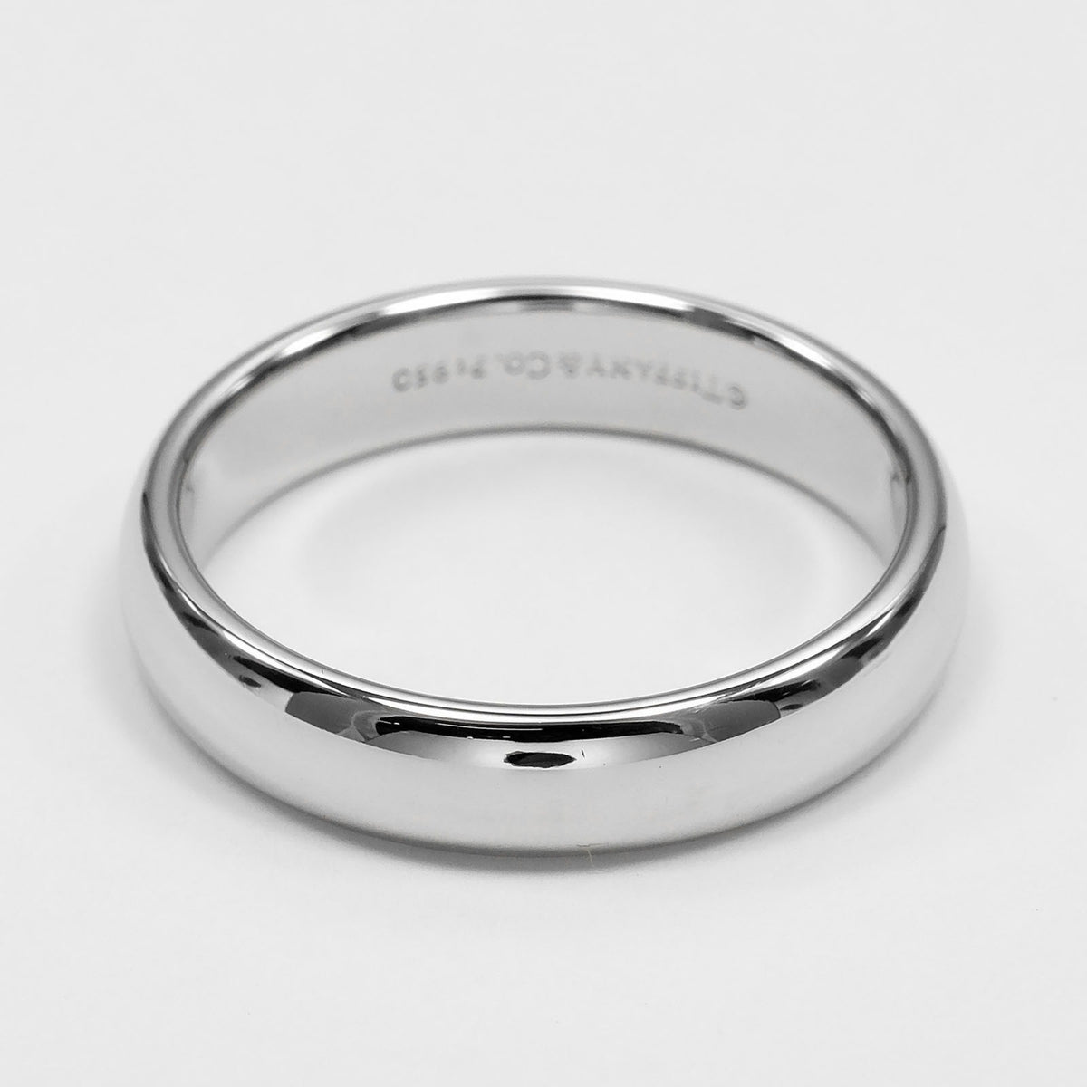 Tiffany Platinum 950 Band Ring (Pre-Owned)