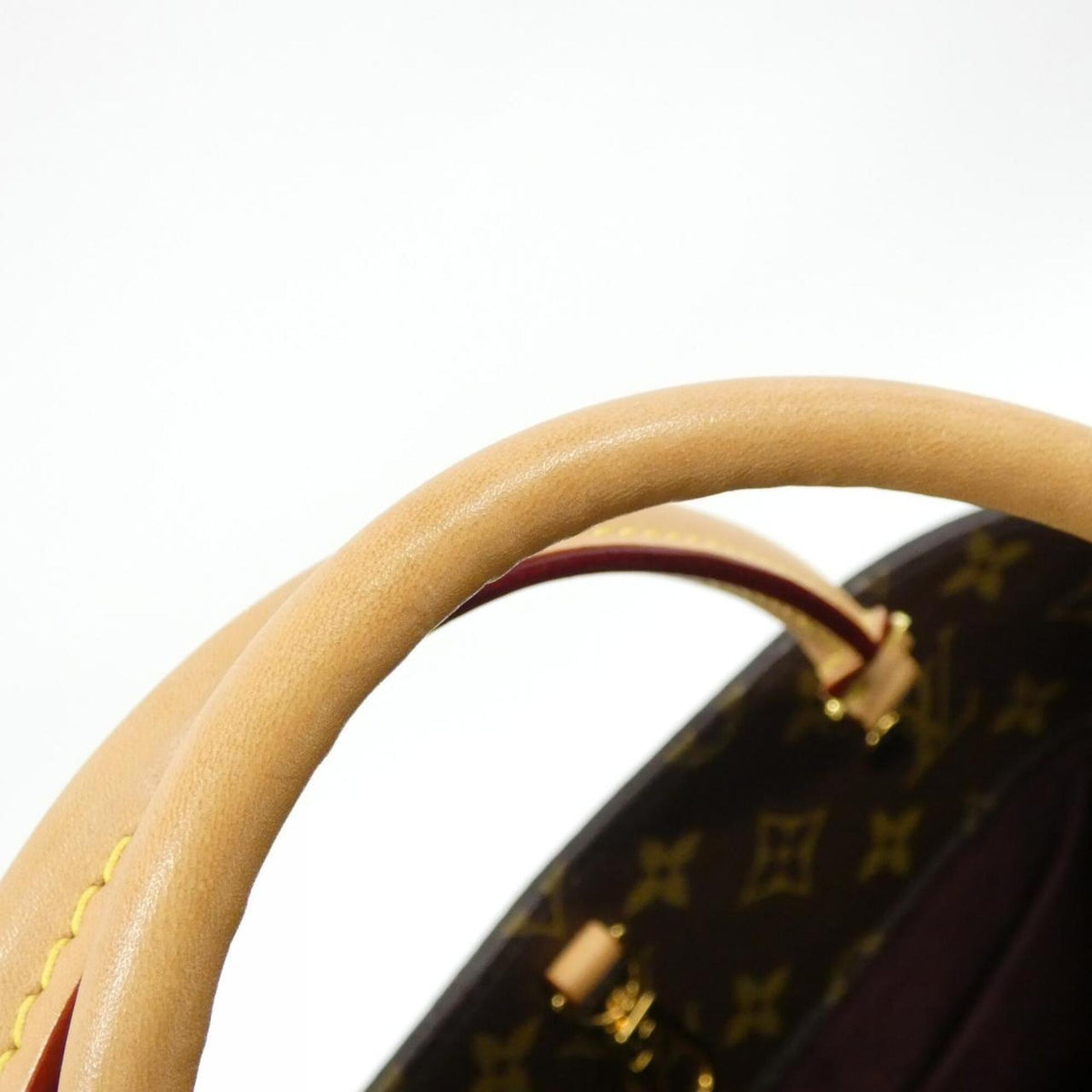 Louis Vuitton Marron Coated Canvas Handbag (Pre-Owned)