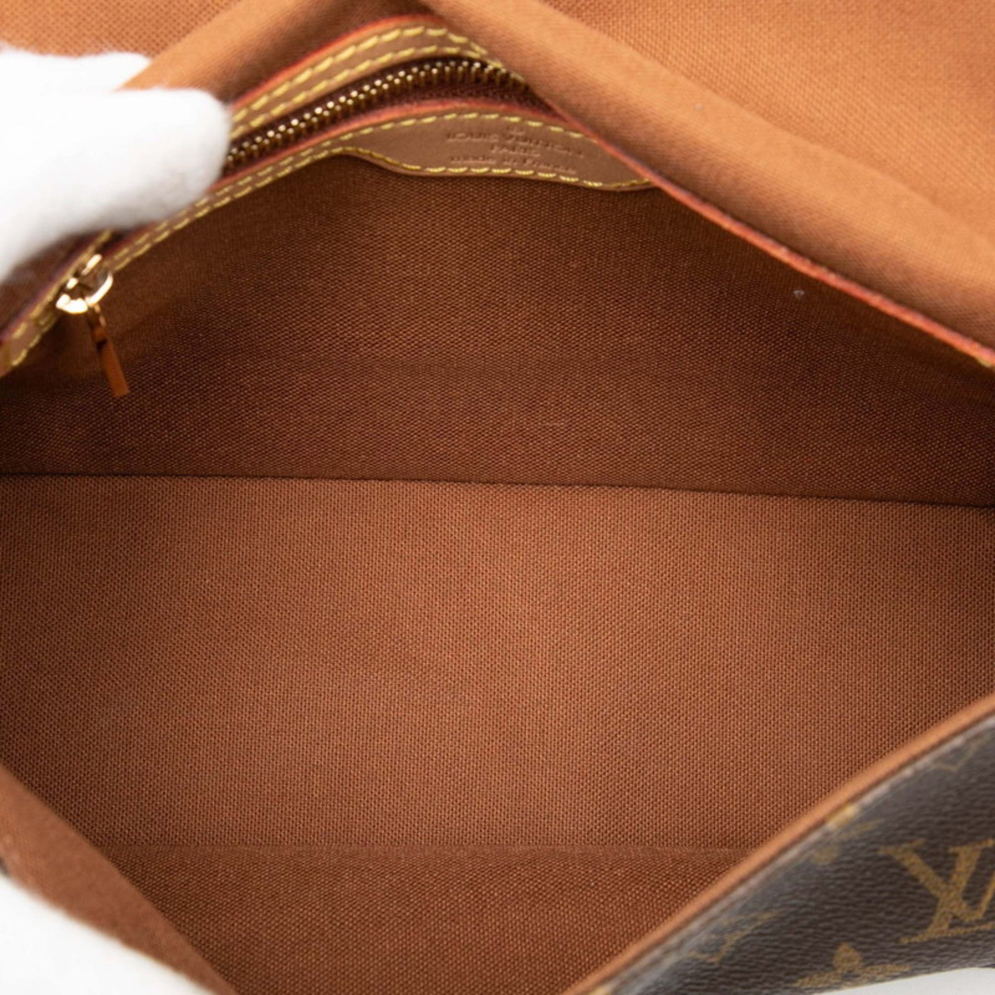 Louis Vuitton Brown Pvc Leather Handbag Shoulder Bag (Pre-Owned)