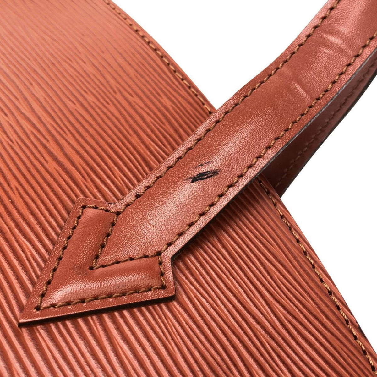 Louis Vuitton Brown Leather Handbag (Pre-Owned)