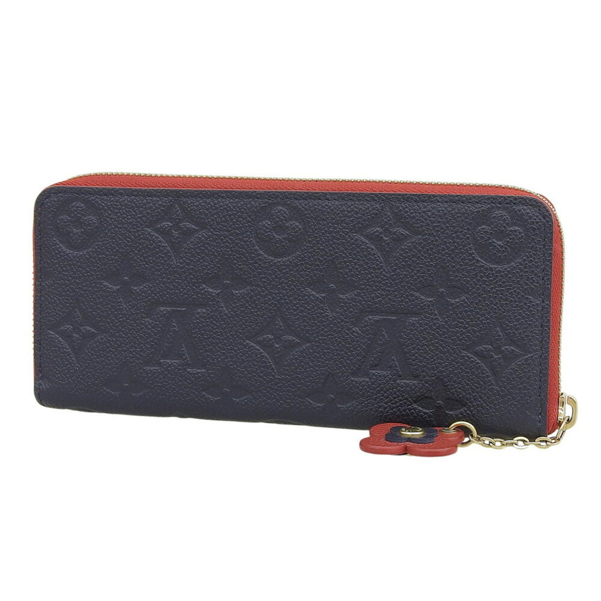 Louis Vuitton Marine Rouge Monogram Navy Monogram Empreinte Coin Purse/Coin Case (Pre-Owned)