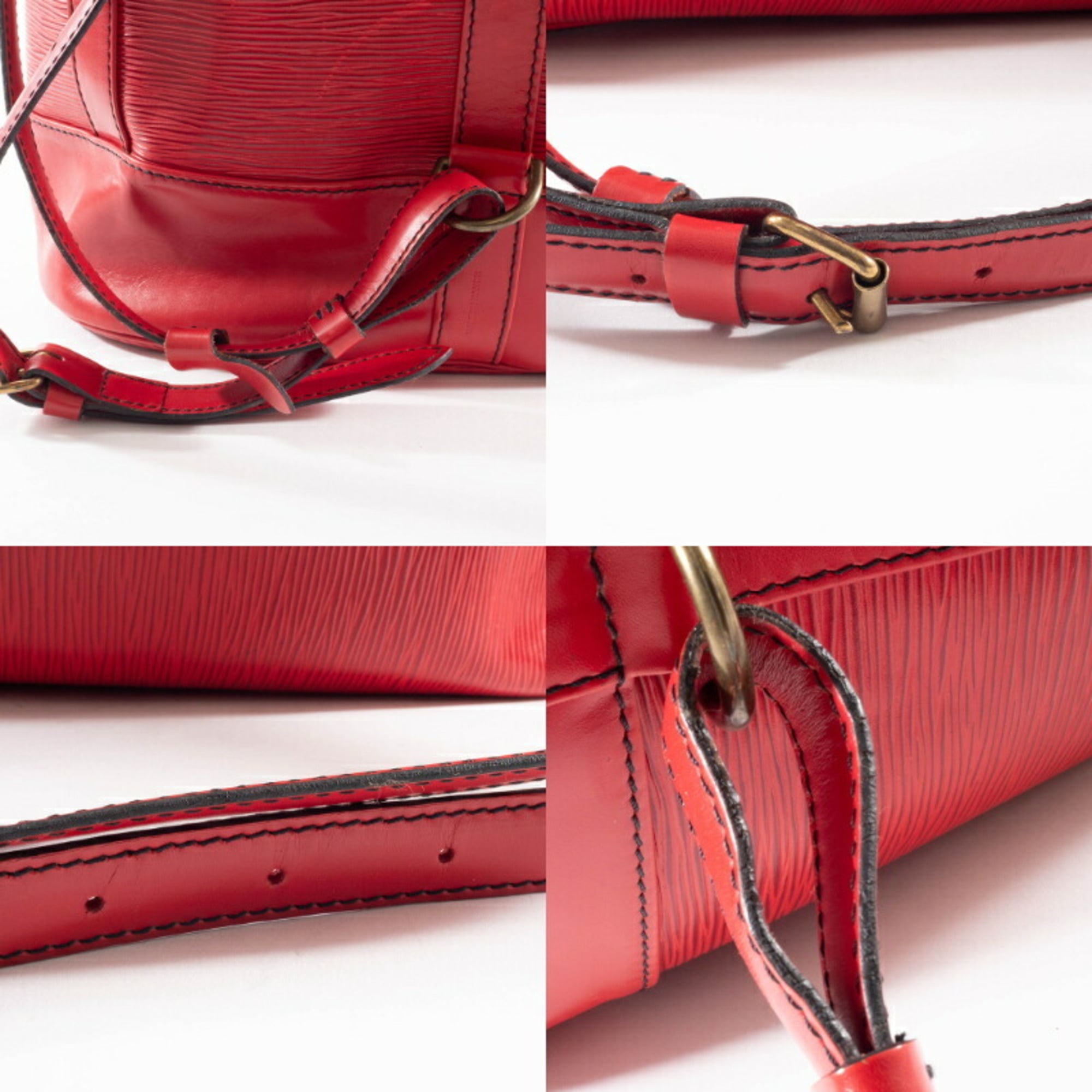 Louis Vuitton Castilian Red Epi Leather Backpack (Pre-Owned)