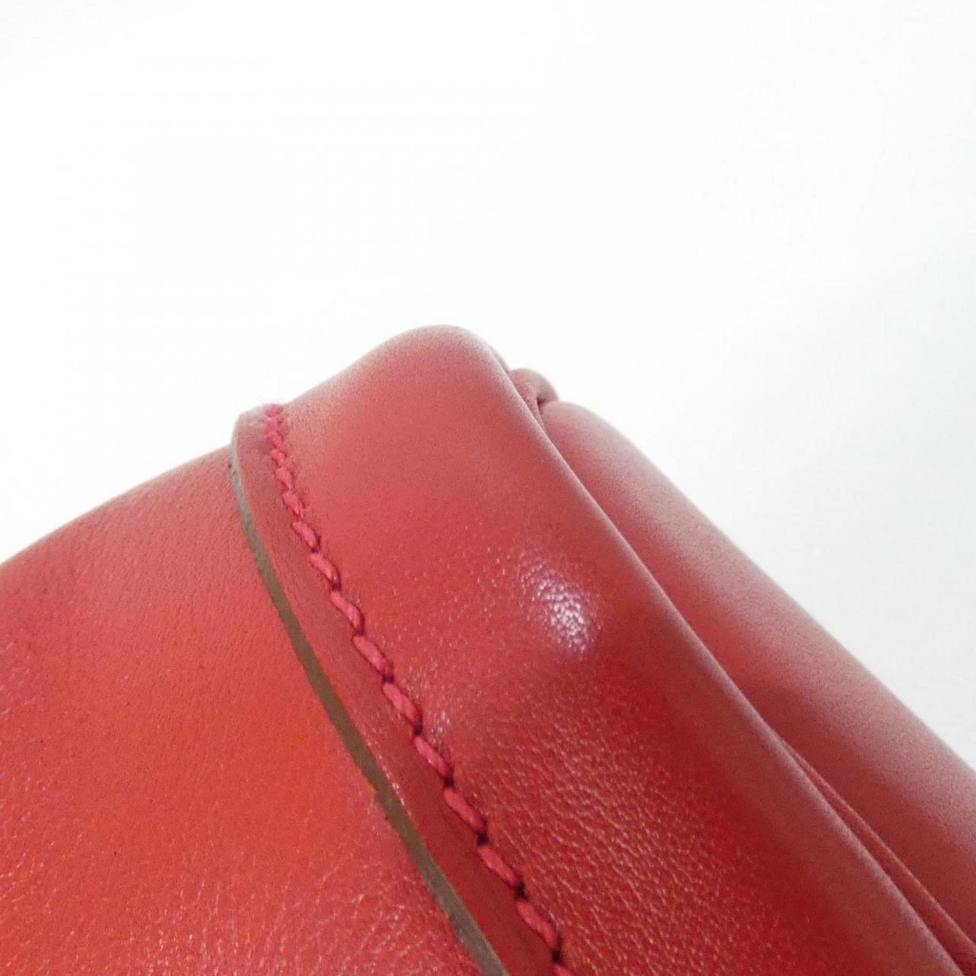 Hermes Silver Swift Leather Silk Handbag (Pre-Owned)