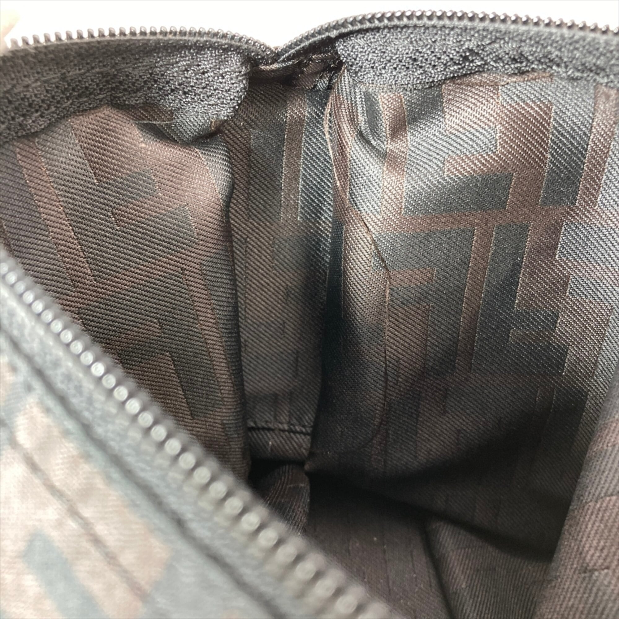 Fendi Brown Nylon Shoulder Bag (Pre-Owned)