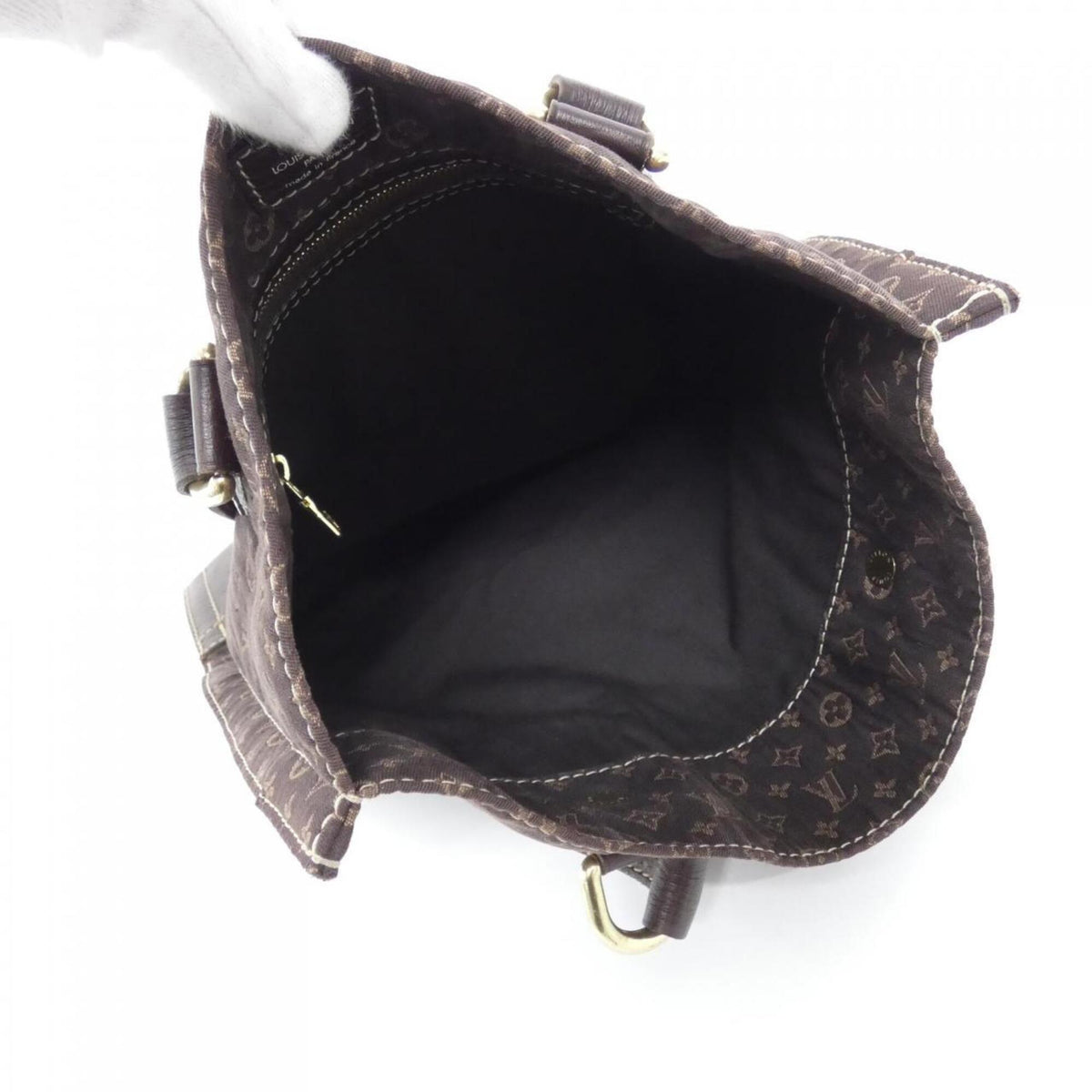 Louis Vuitton Ebene Canvas Handbag (Pre-Owned)