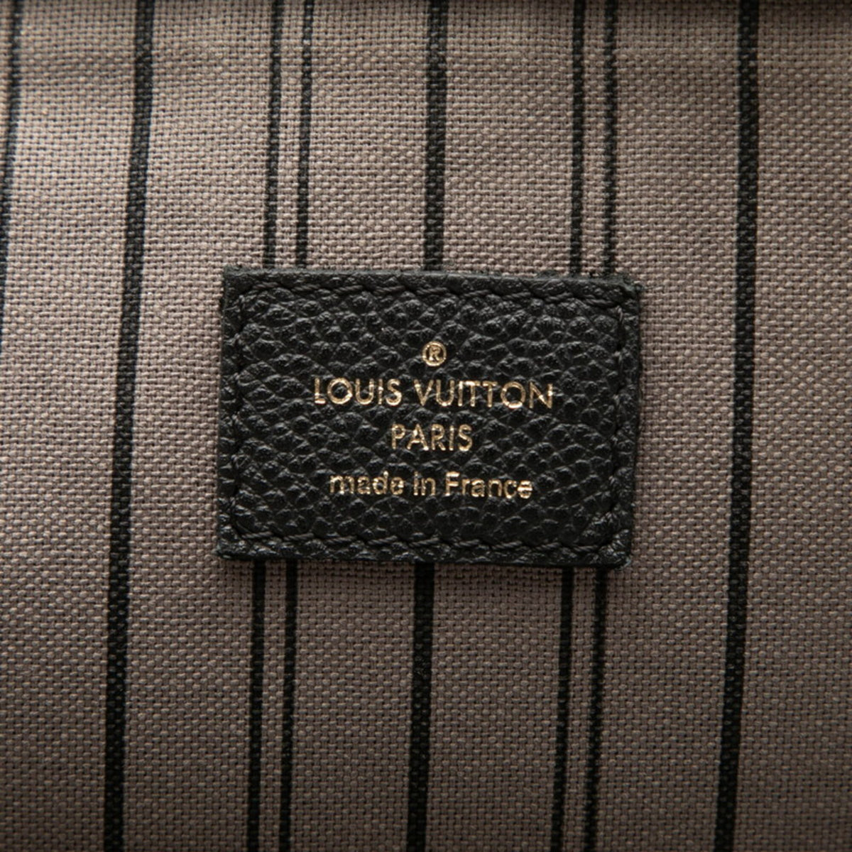 Louis Vuitton Black Noir Leather Handbag (Pre-Owned)