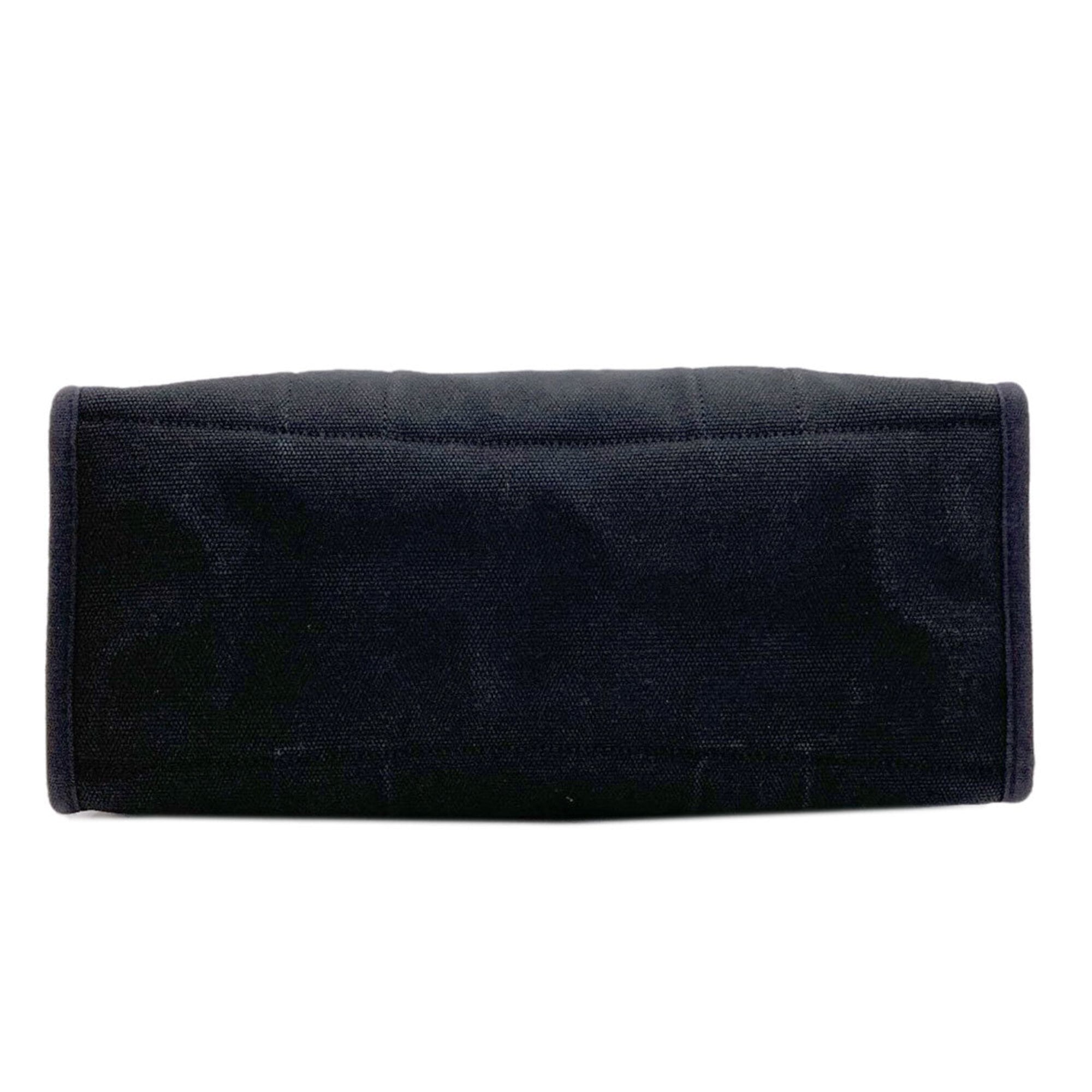 Coach Black Canvas Handbag (Pre-Owned)