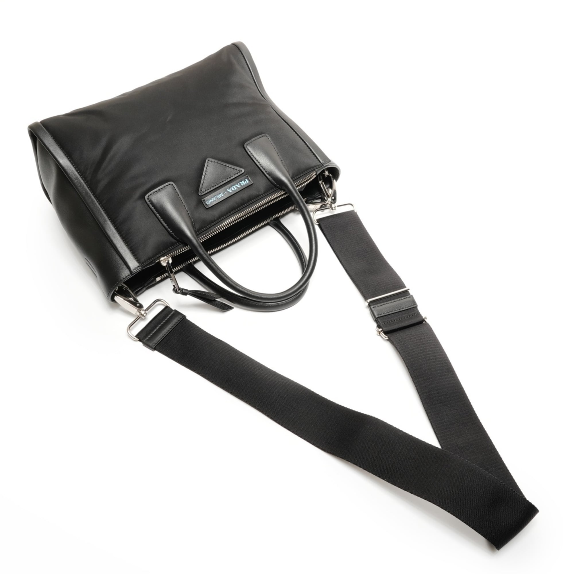 Prada Black Handbag Shoulder Bag (Pre-Owned)