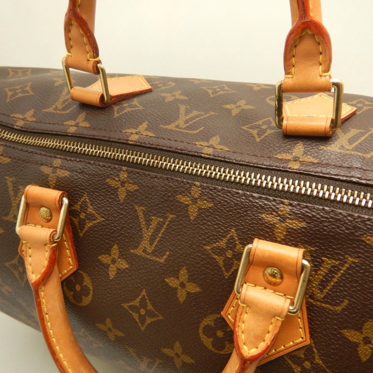 Louis Vuitton Brown Monogram Canvas Boston Bag Handbag (Pre-Owned)