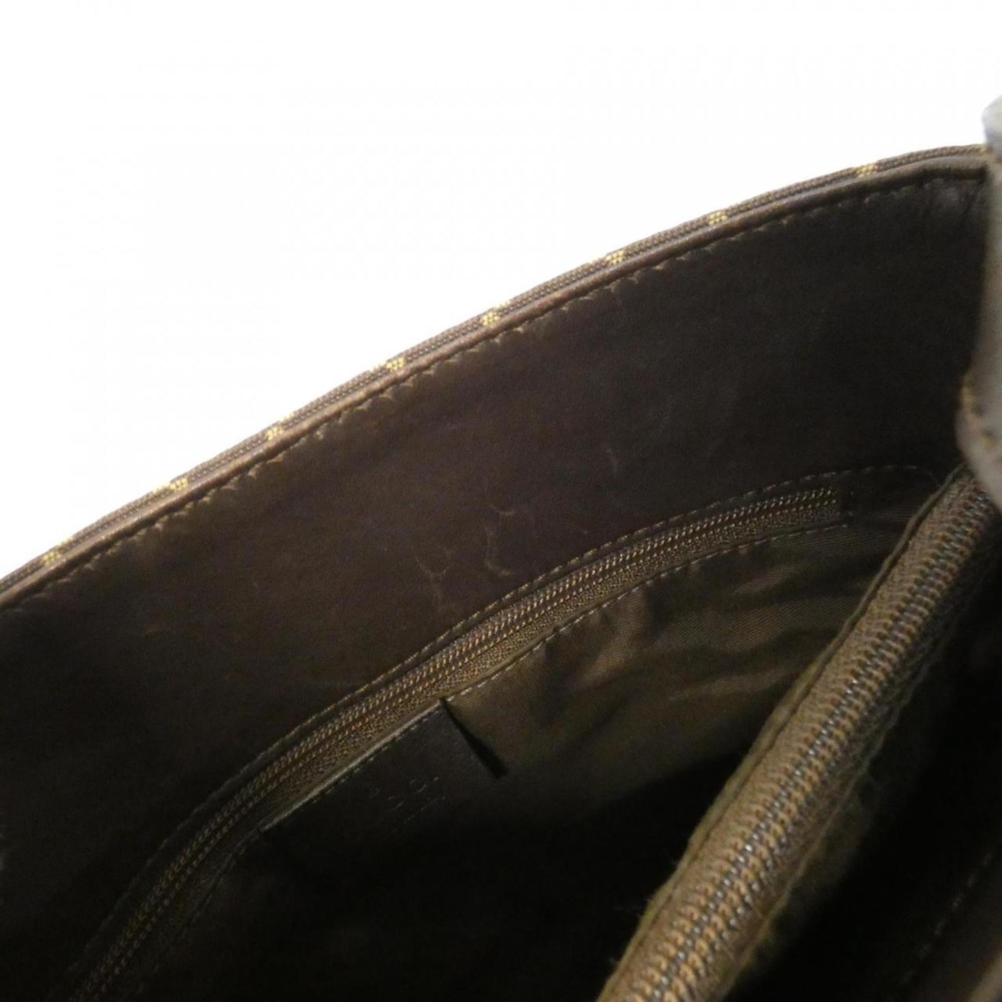 Gucci Brown Gg Canvas Shoulder Bag (Pre-Owned)