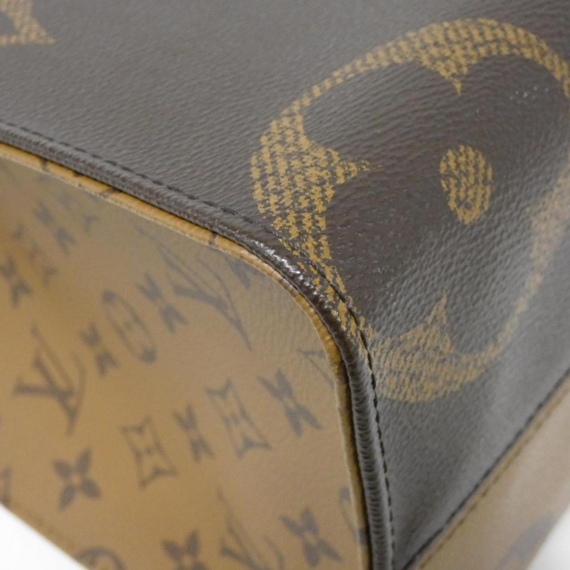 Louis Vuitton Marron Coated Canvas Handbag (Pre-Owned)