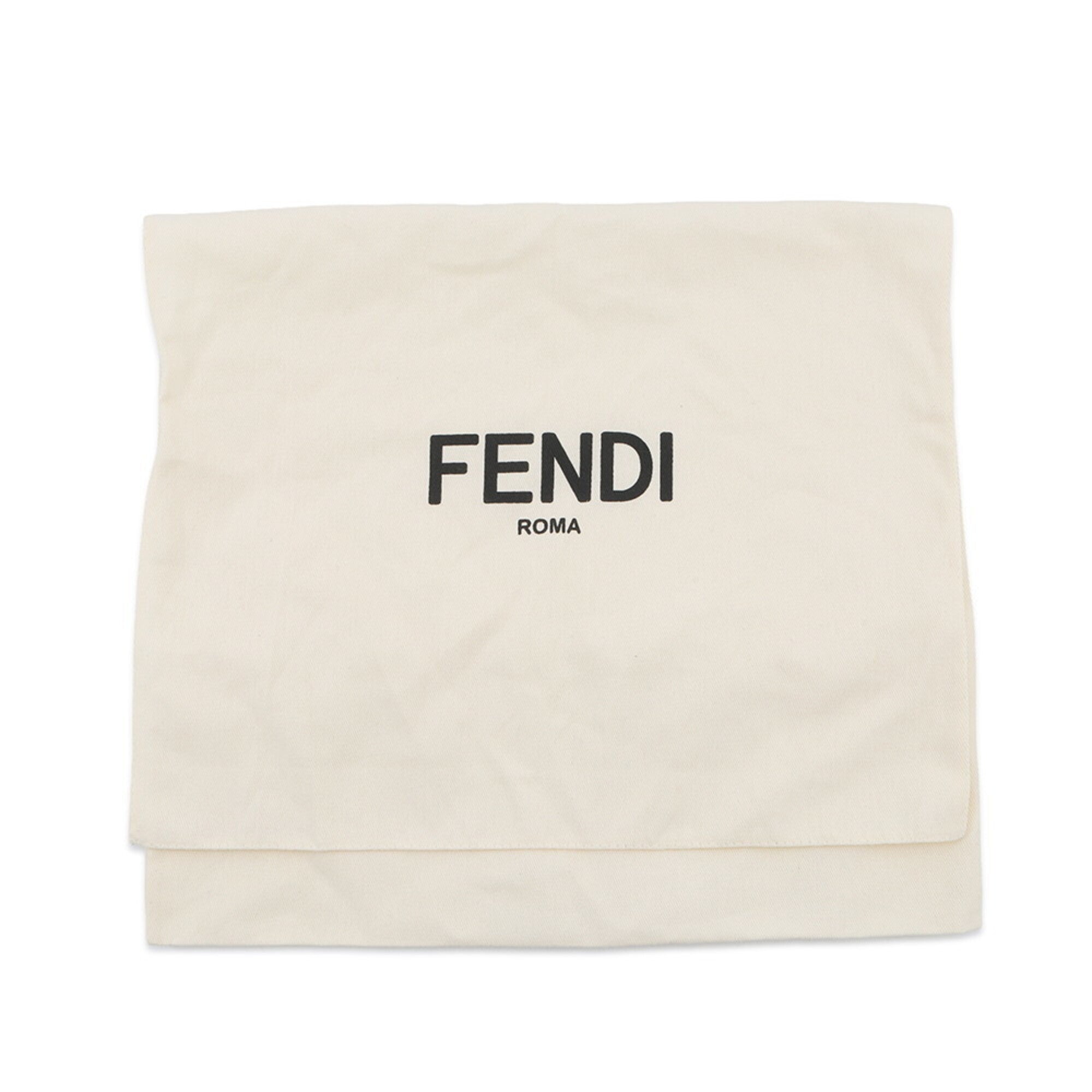 Fendi Black Leather Handbag Shoulder Bag (Pre-Owned)