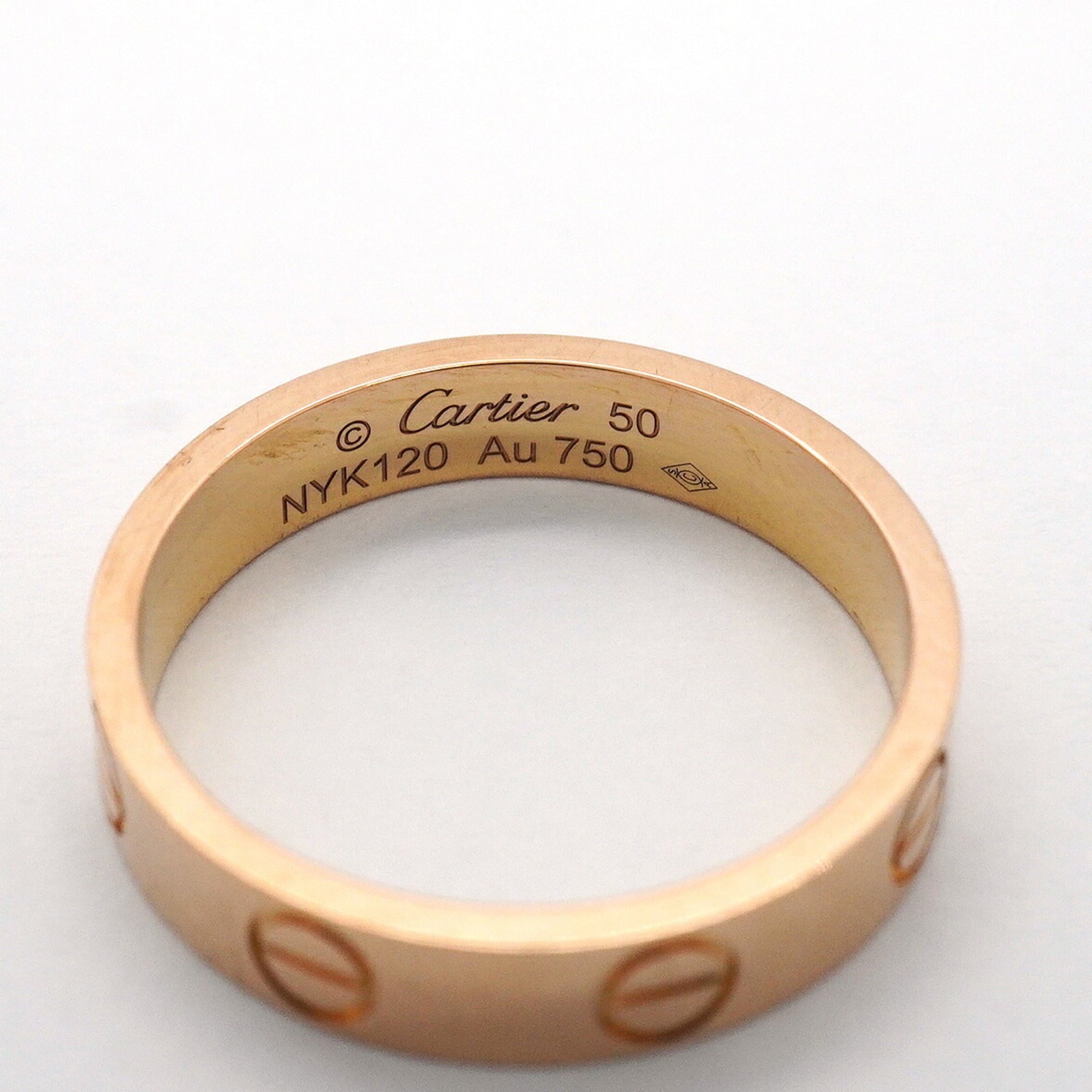 Cartier Pink Gold (18K) Band Ring (Pre-Owned)