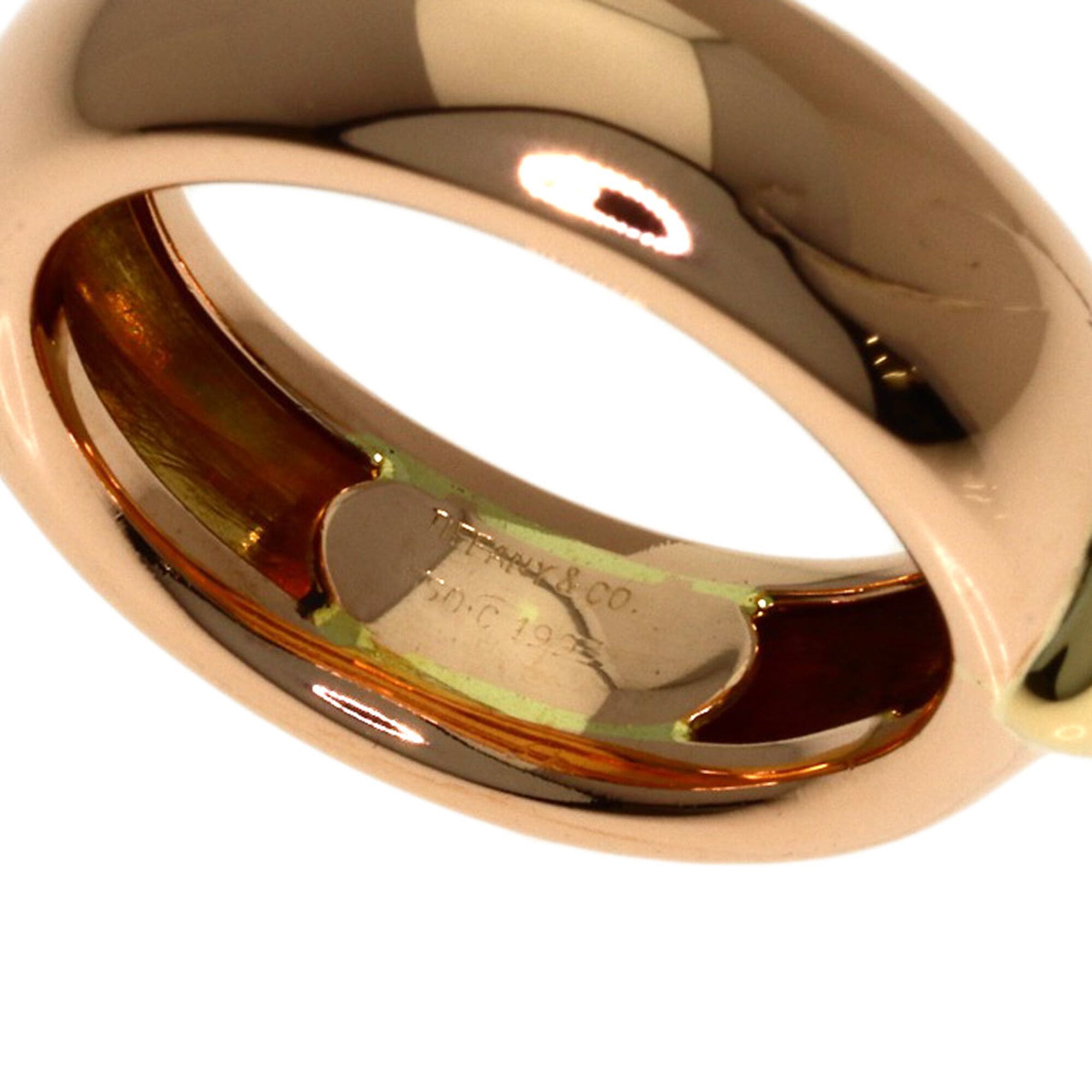 Tiffany Pink Gold (18K) Band Ring (Pre-Owned)