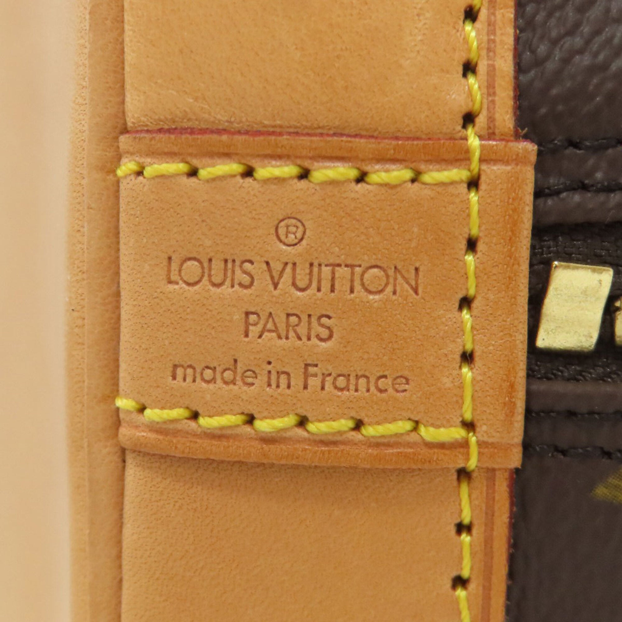 Louis Vuitton Brown Monogram Canvas Handbag (Pre-Owned)