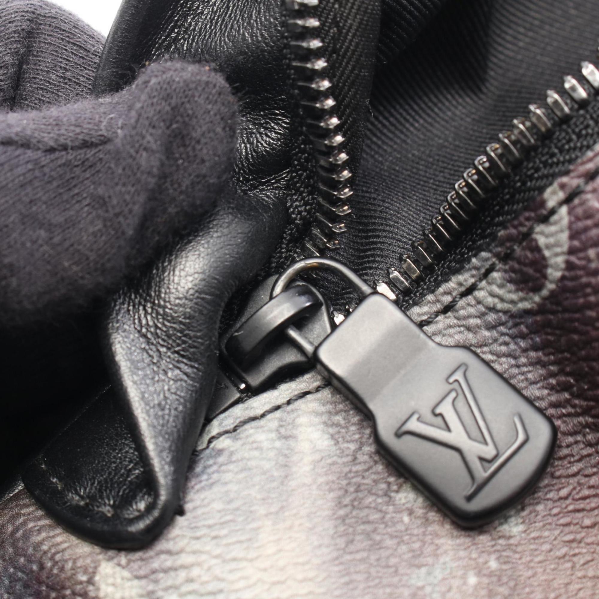 Louis Vuitton Black Multi-Color Coated Canvas Leather Fanny Pack Handbag (Pre-Owned)