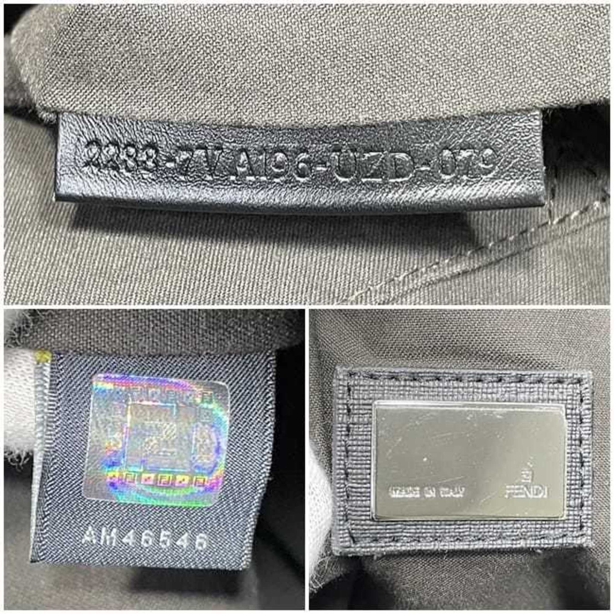Fendi Black Zucchino Tote Bag (Pre-Owned)