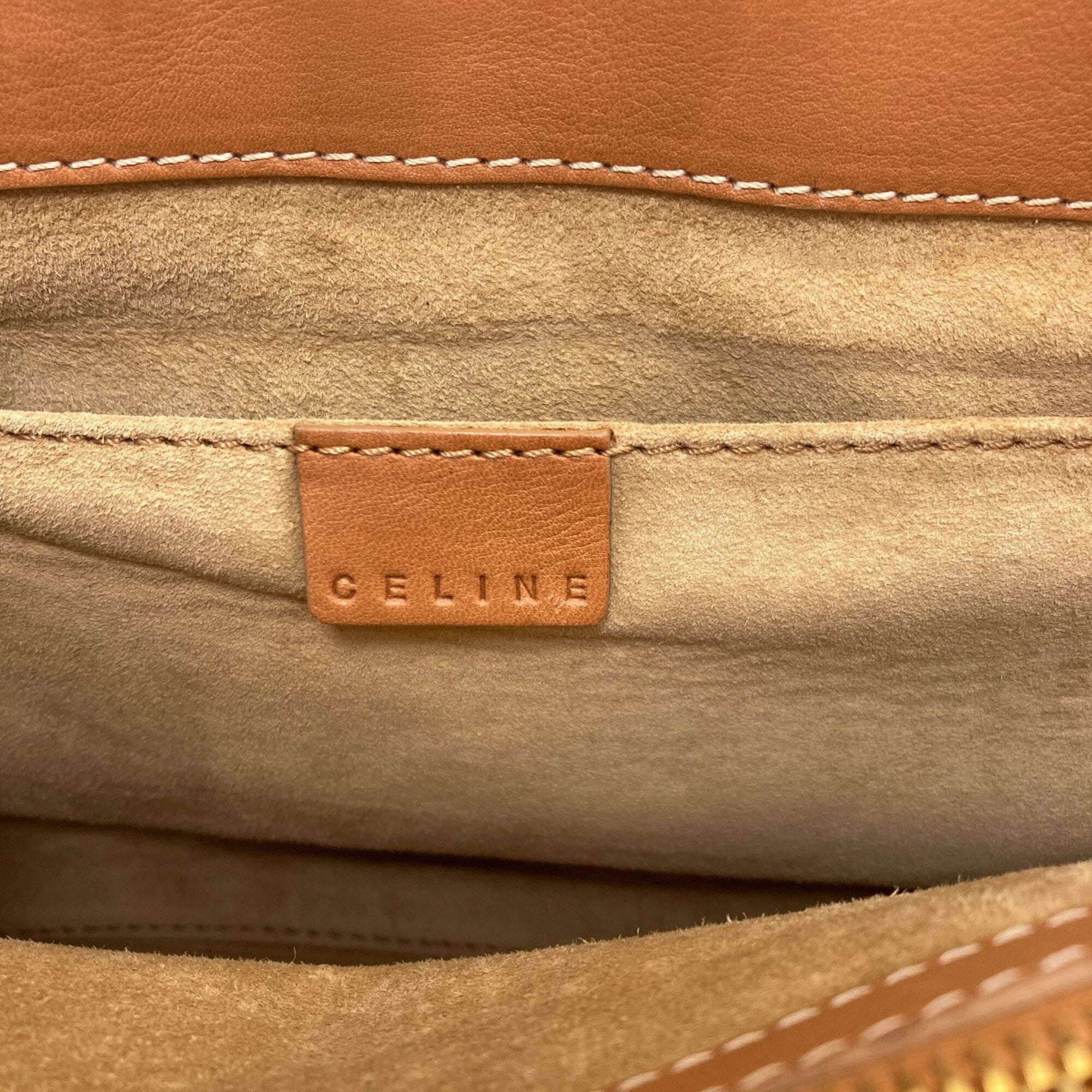Celine Brown Leather Handbag (Pre-Owned)