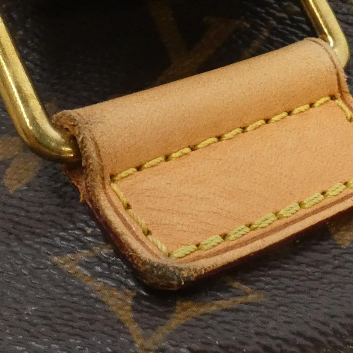 Louis Vuitton Monogram Marron Coated Canvas Backpack (Pre-Owned)