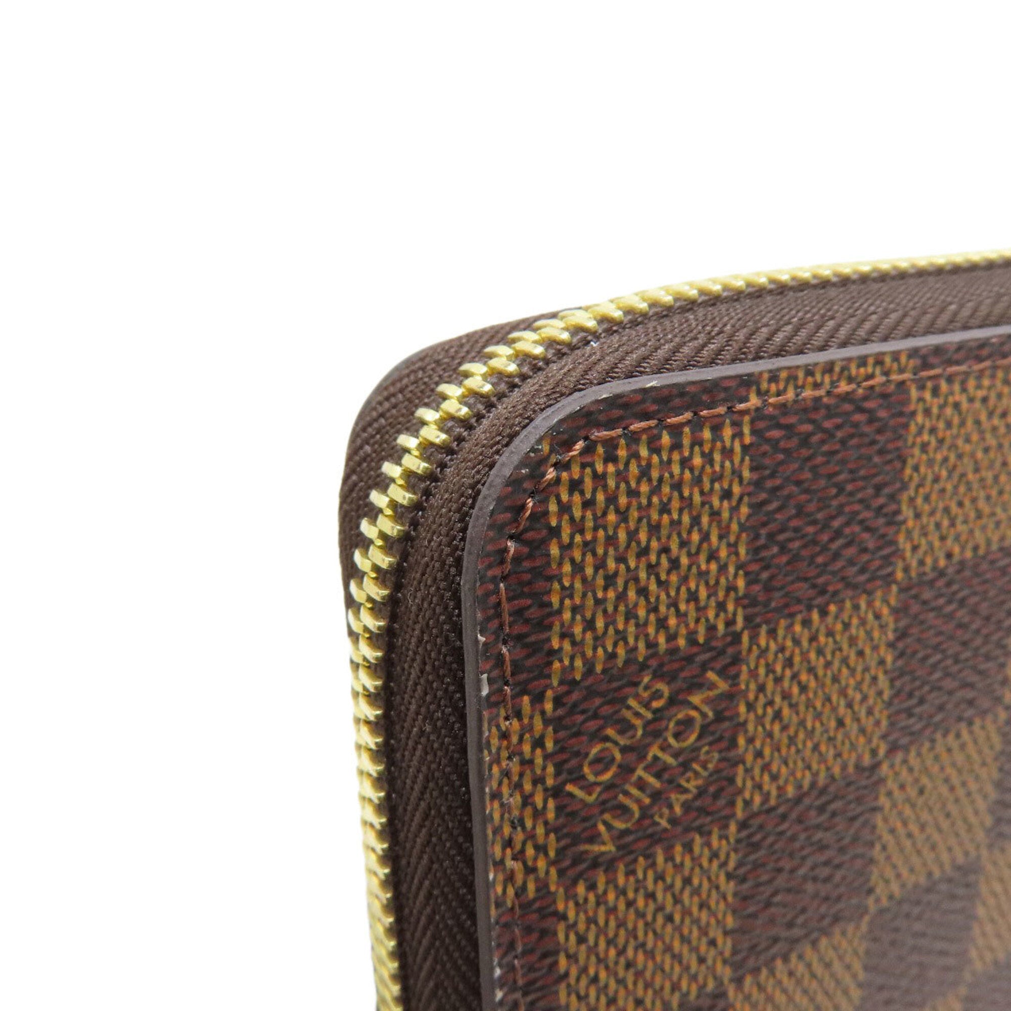 Louis Vuitton Damier Damier Canvas Ebene Damier Canvas Long Wallet (Bi-Fold) (Pre-Owned)
