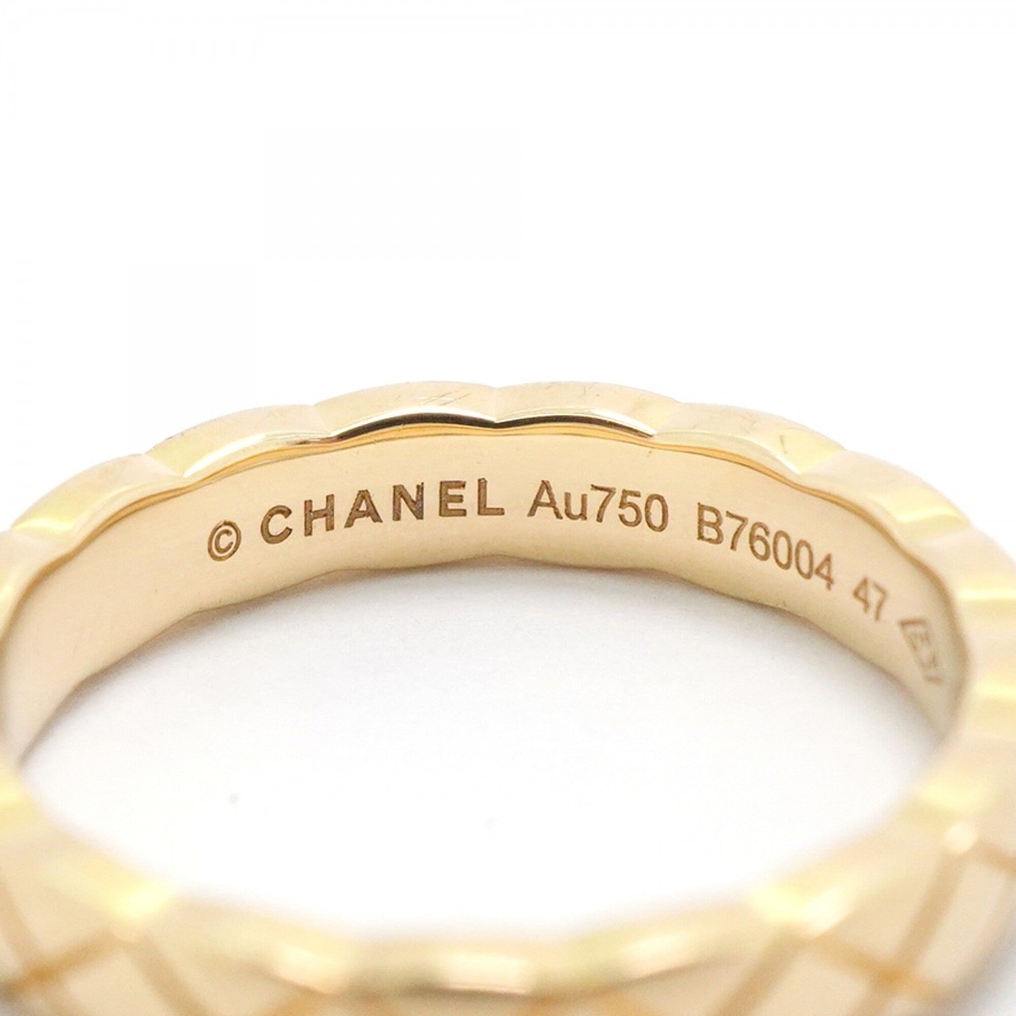 Chanel Yellow Gold (18K) Band Ring (Pre-Owned)