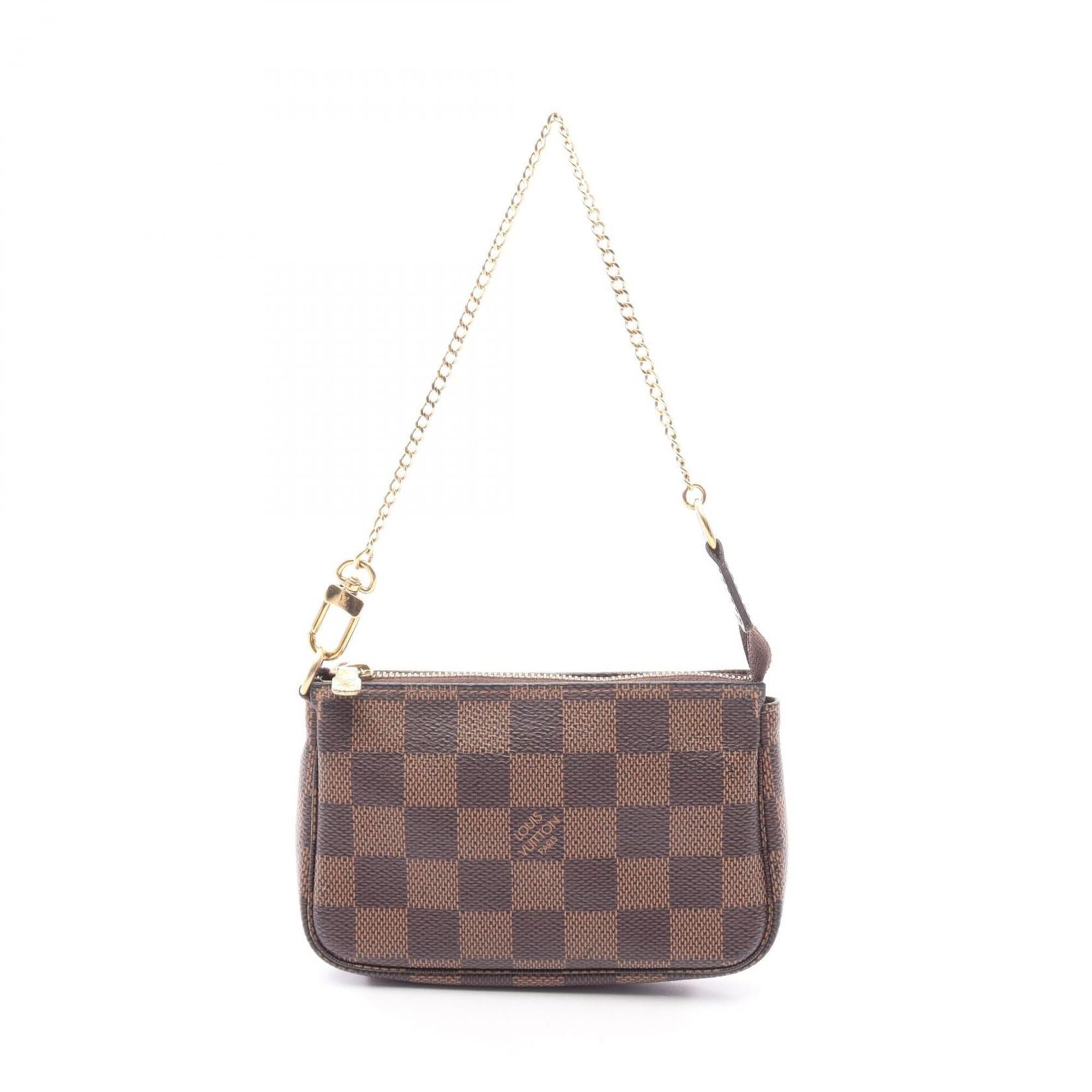 Louis Vuitton Brown Coated Canvas Leather Handbag (Pre-Owned)