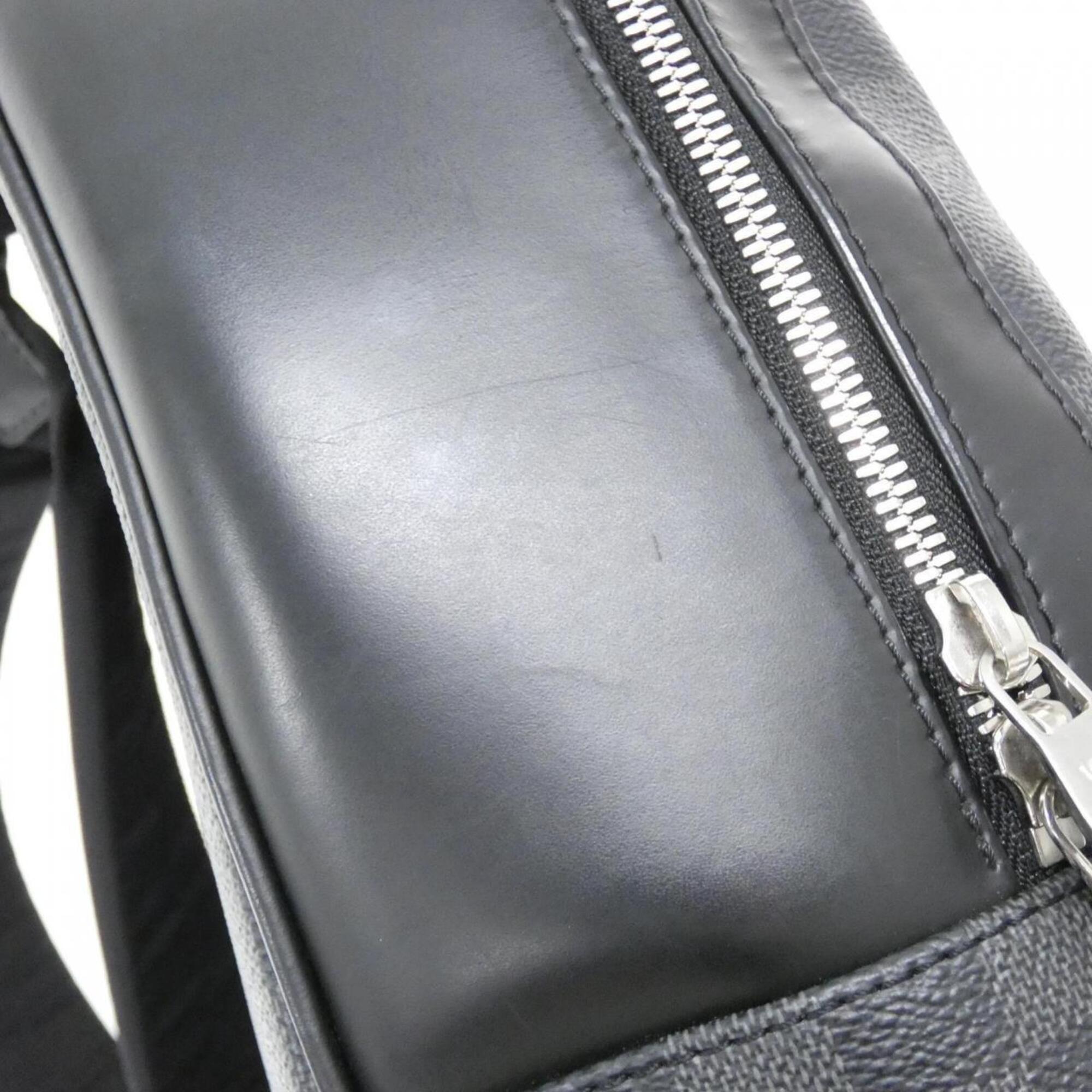 Louis Vuitton Graphite Coated Canvas Backpack (Pre-Owned)