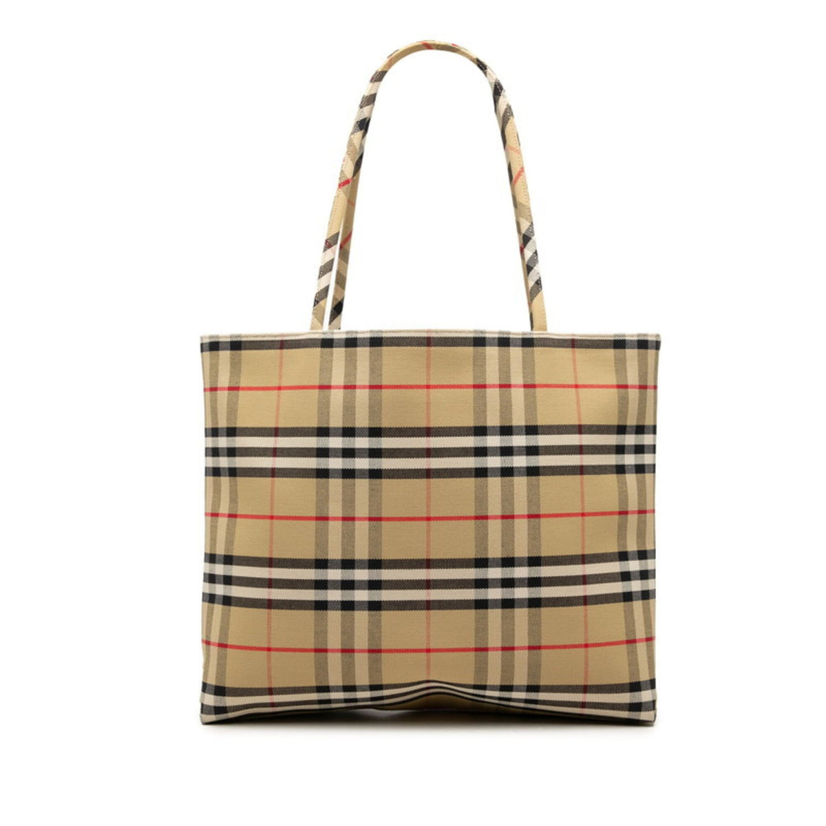Burberry Beige Canvas Tote Bag (Pre-Owned)
