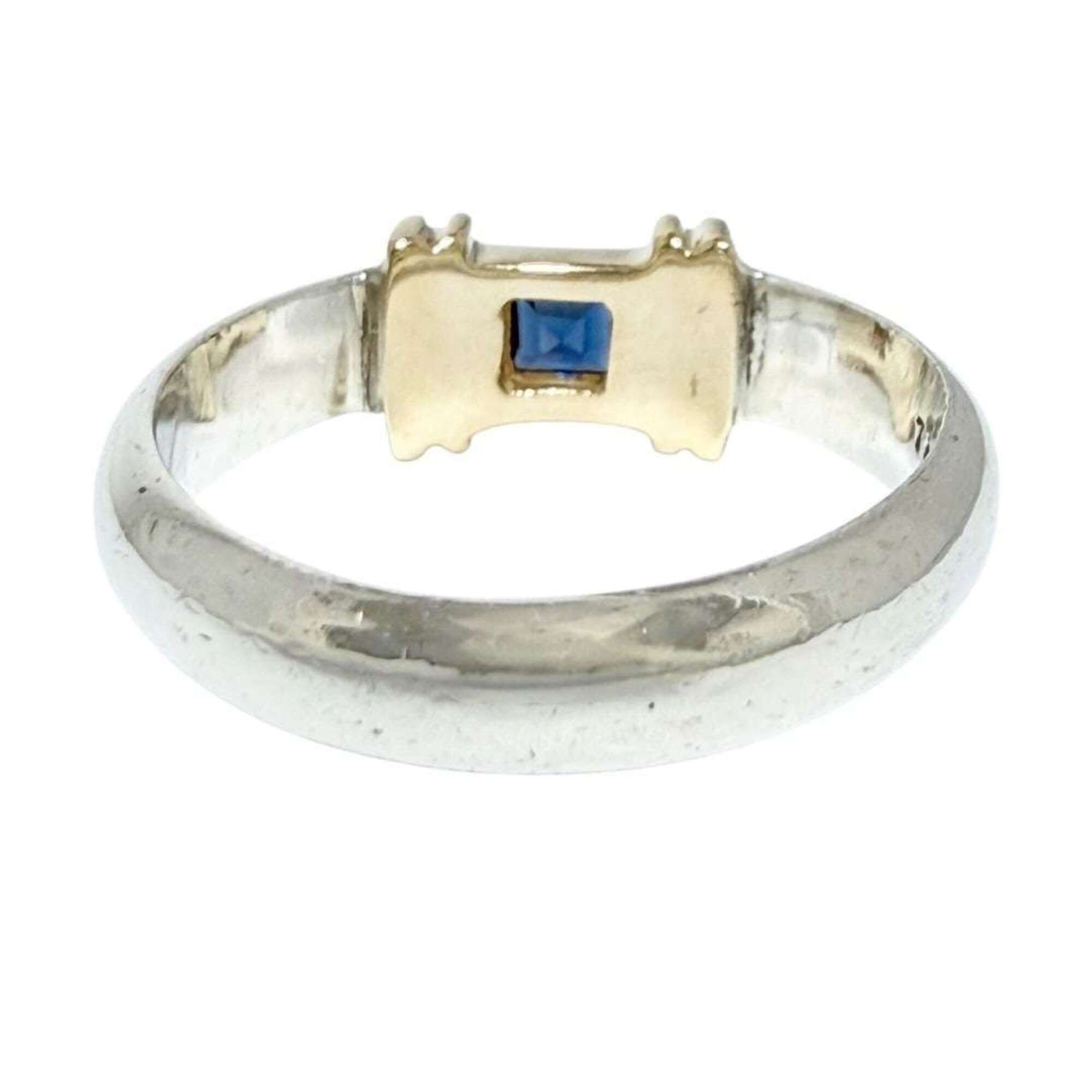 Tiffany Silver 925 Yellow Gold (14K) Band Ring (Pre-Owned)