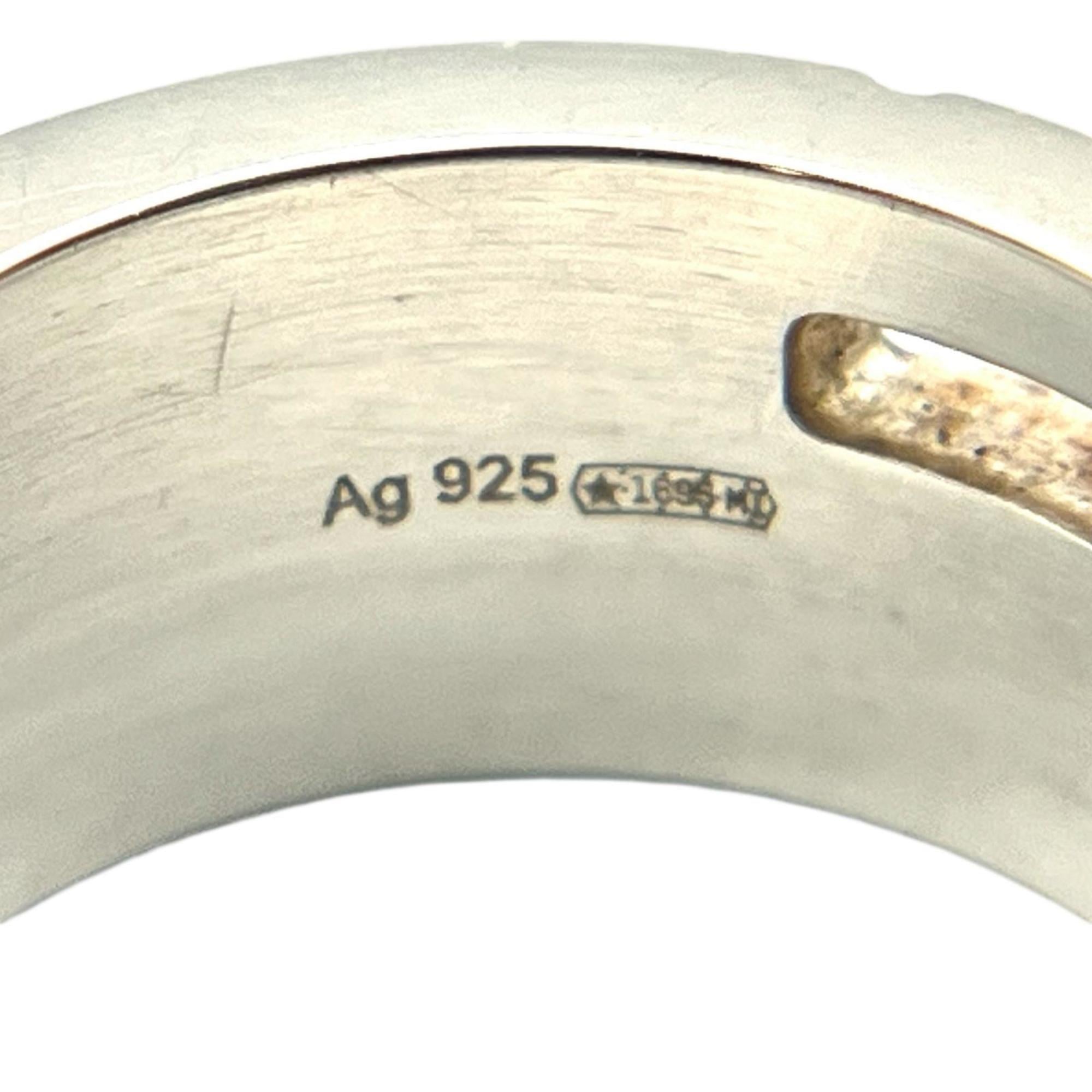 Gucci Silver Silver 925 Band Ring (Pre-Owned)