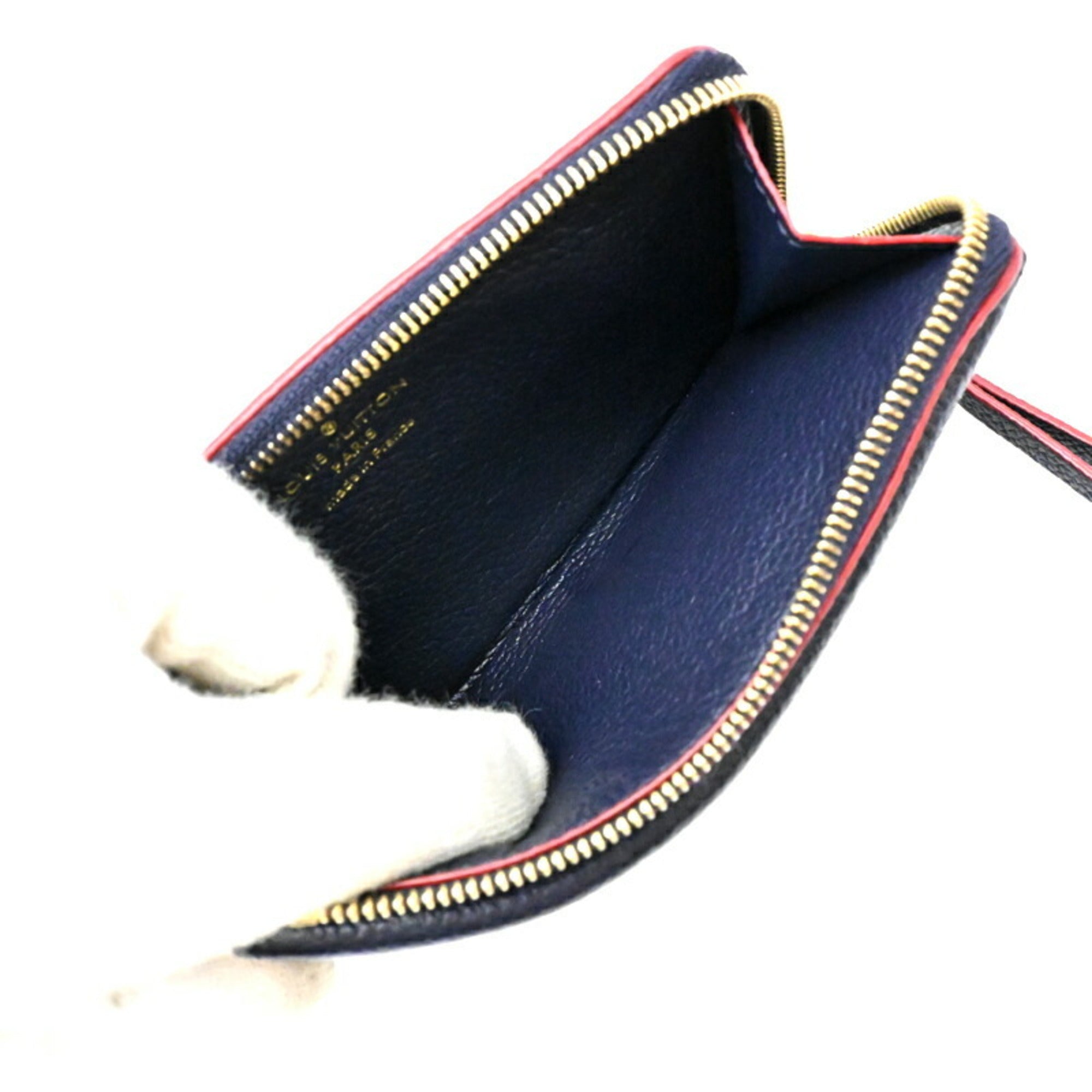 Louis Vuitton Marine Rouge Navy Red Color Monogram Empreinte Coin Purse/Coin Case (Pre-Owned)
