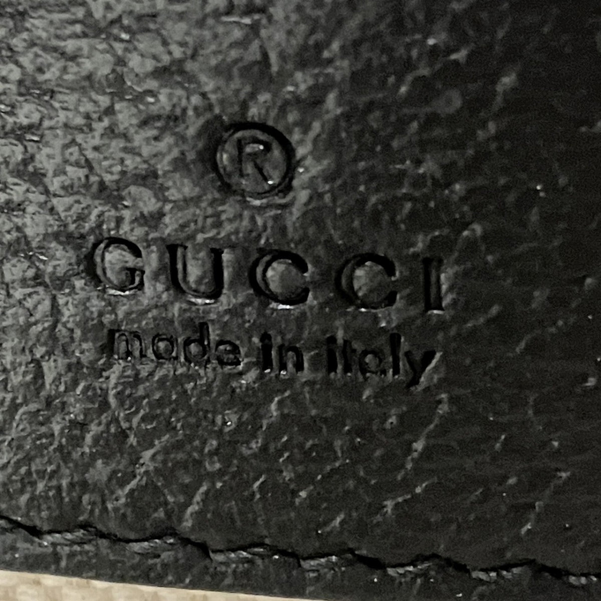 Gucci Black Leather Basket Clutch Bag (Pre-Owned)