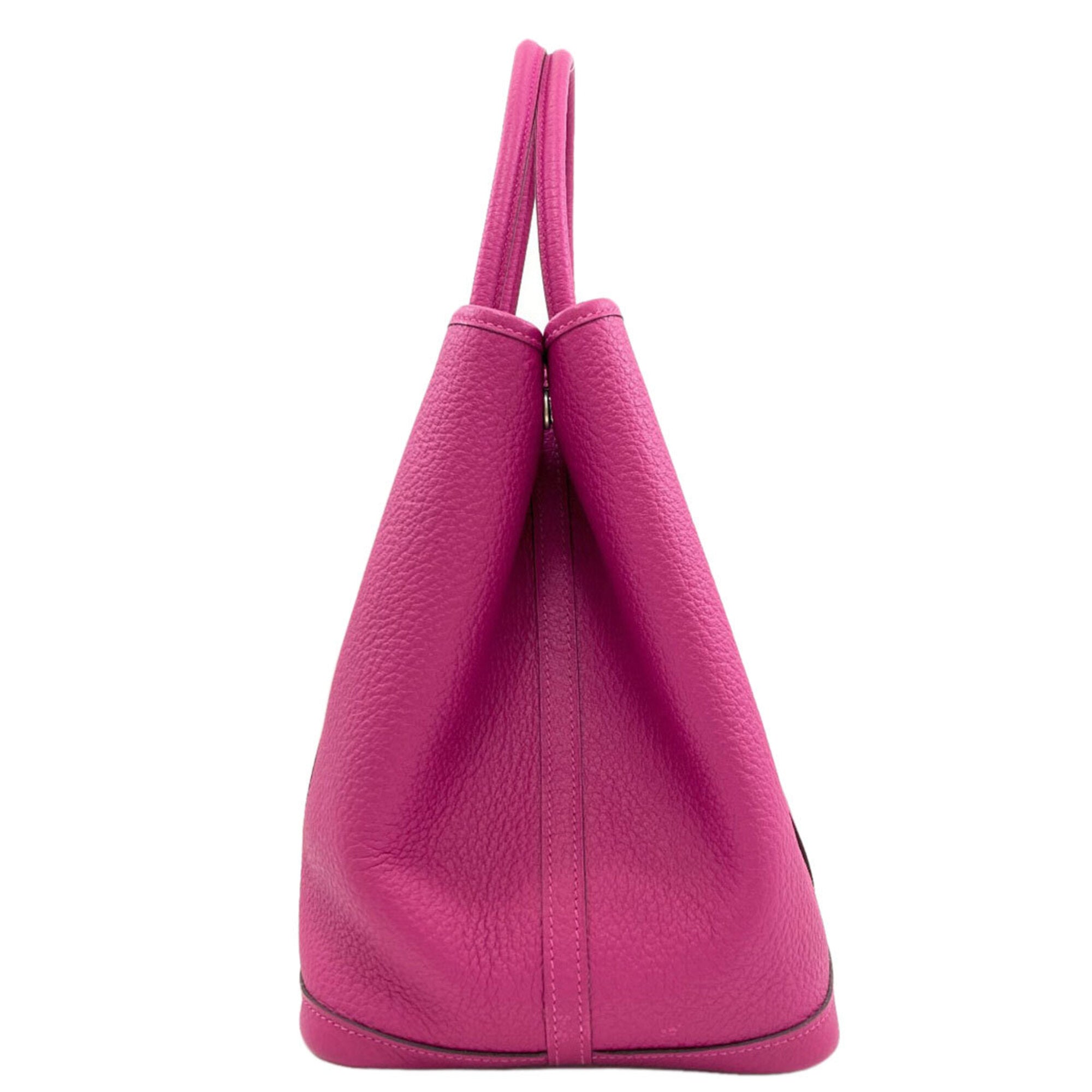 Hermes Pink Purple Negonda Leather Handbag (Pre-Owned)