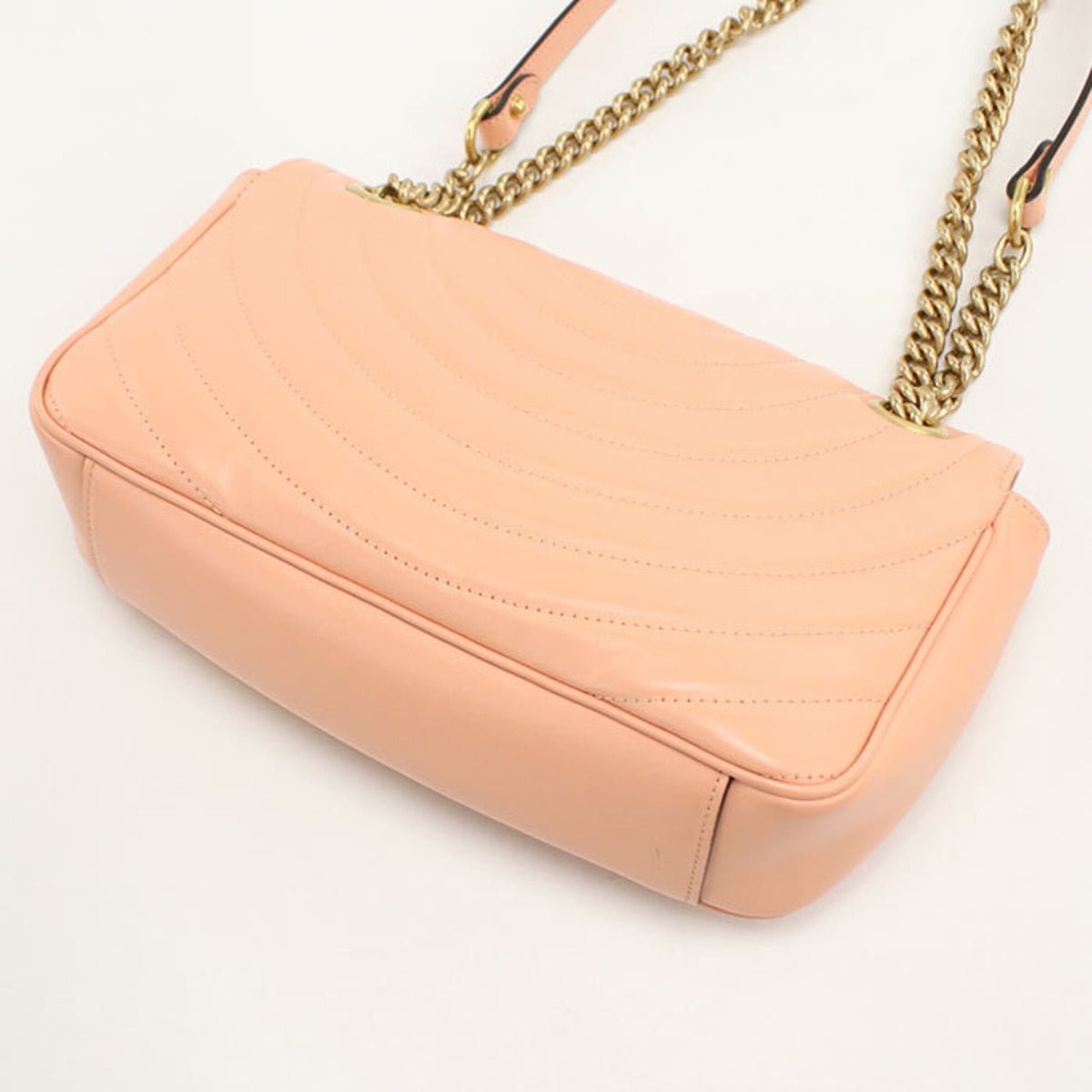 Gucci Pink Leather Shoulder Bag (Pre-Owned)