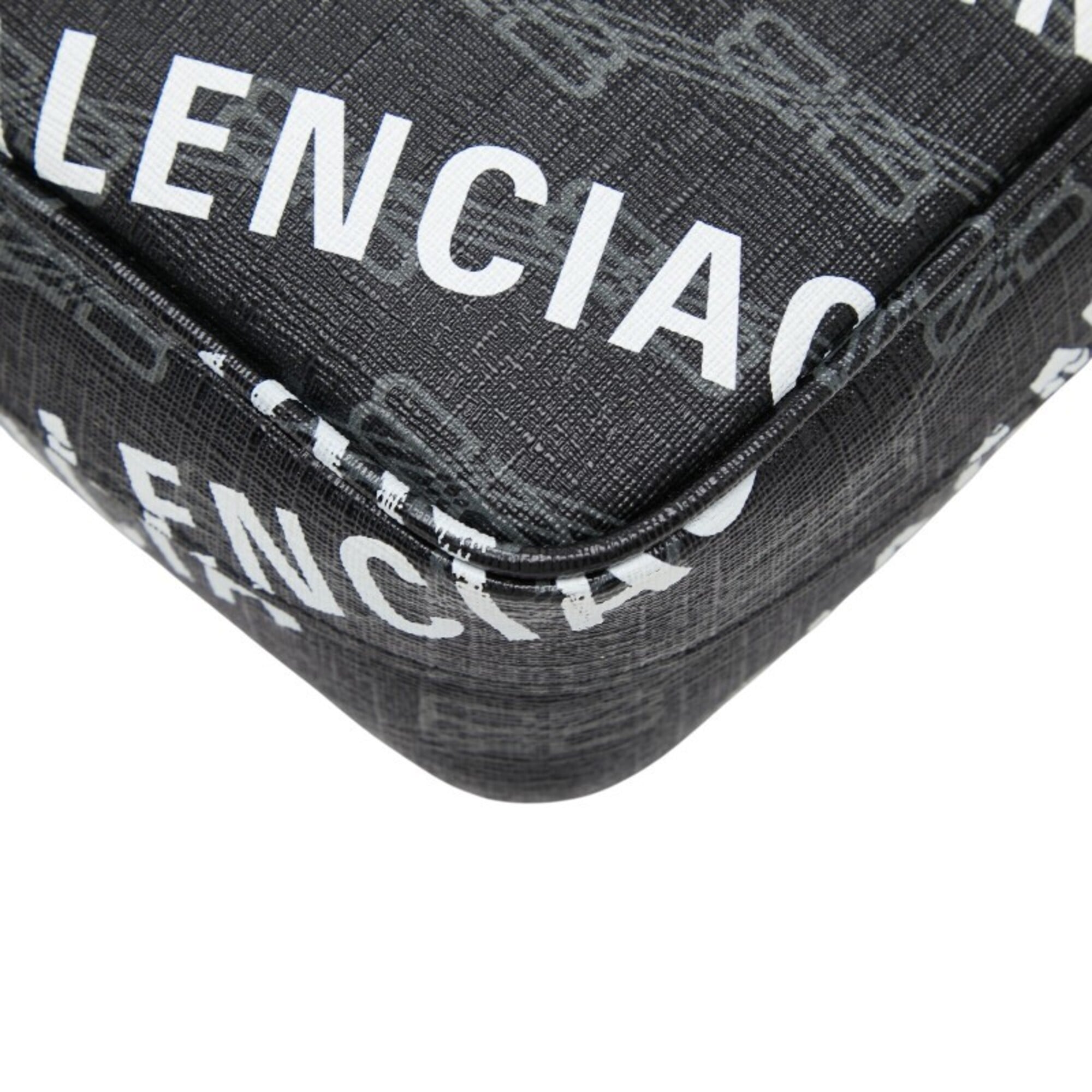 Balenciaga Black Pvc Shoulder Bag (Pre-Owned)