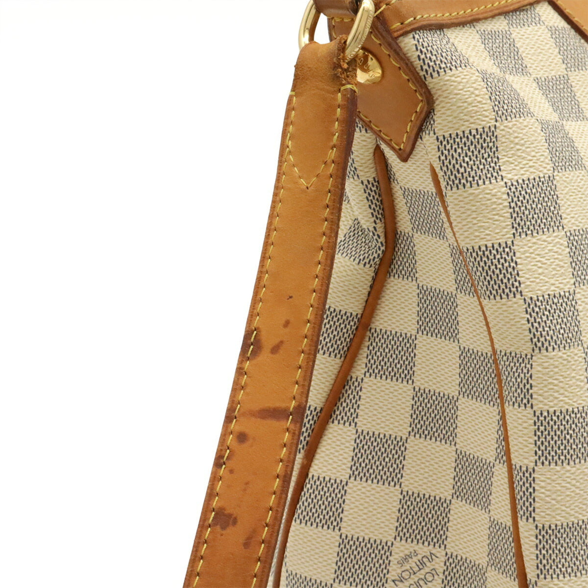 Louis Vuitton Damier Azur Ivory Damier Azur Shoulder Bag (Pre-Owned)