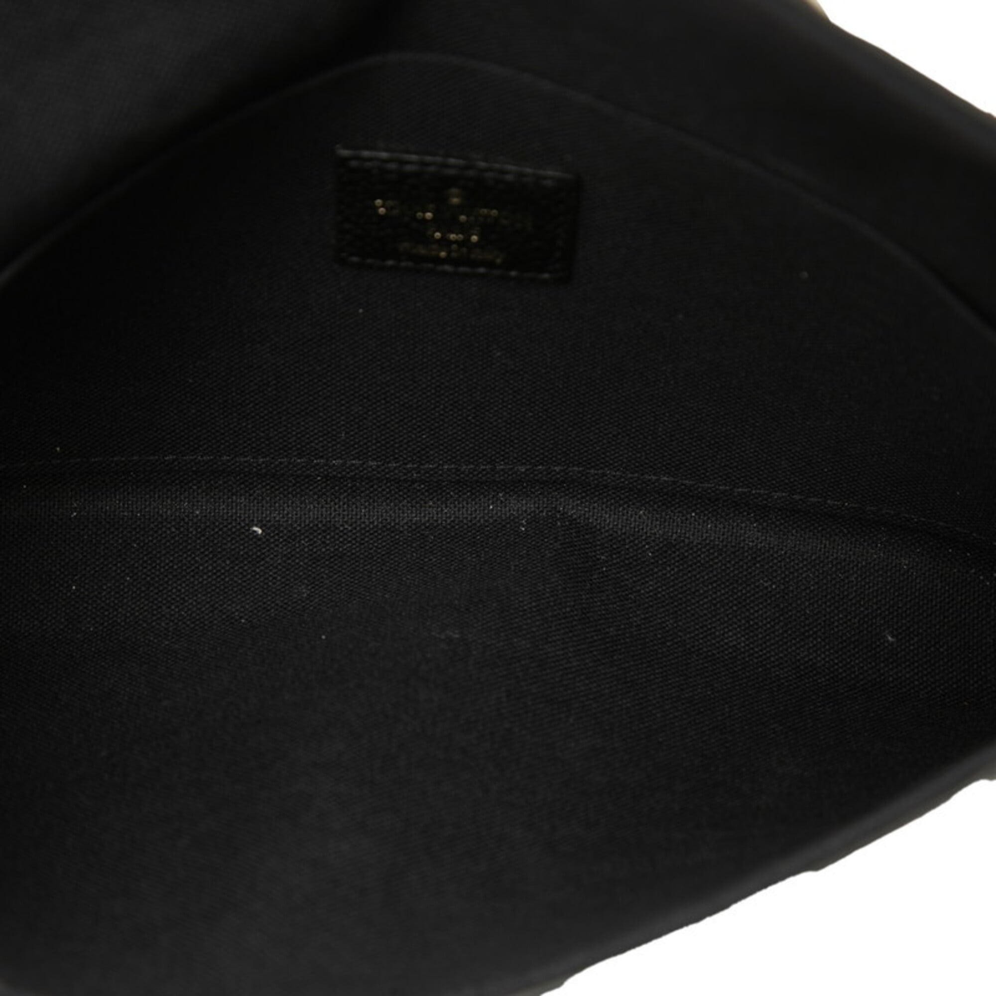 Louis Vuitton Black Noir Monogram Empreinte Pochette Shoulder Bag (Pre-Owned)