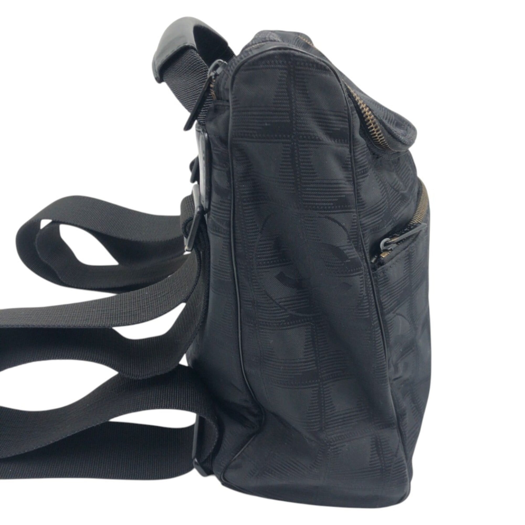 Chanel Black Nylon Backpack (Pre-Owned)