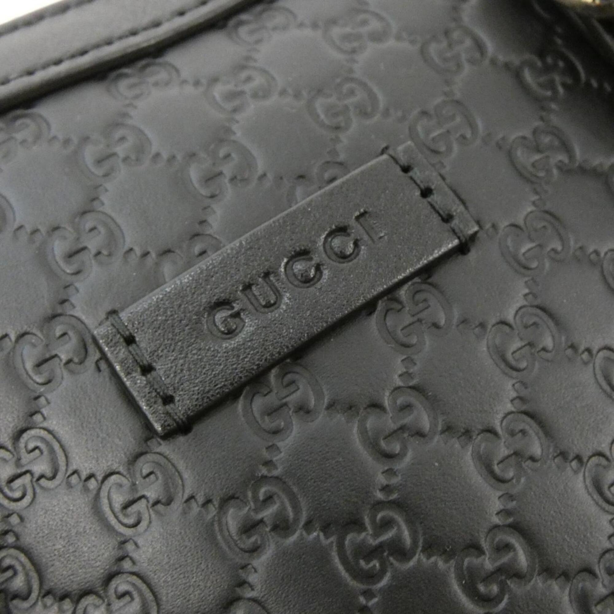 Gucci Black Leather Handbag (Pre-Owned)