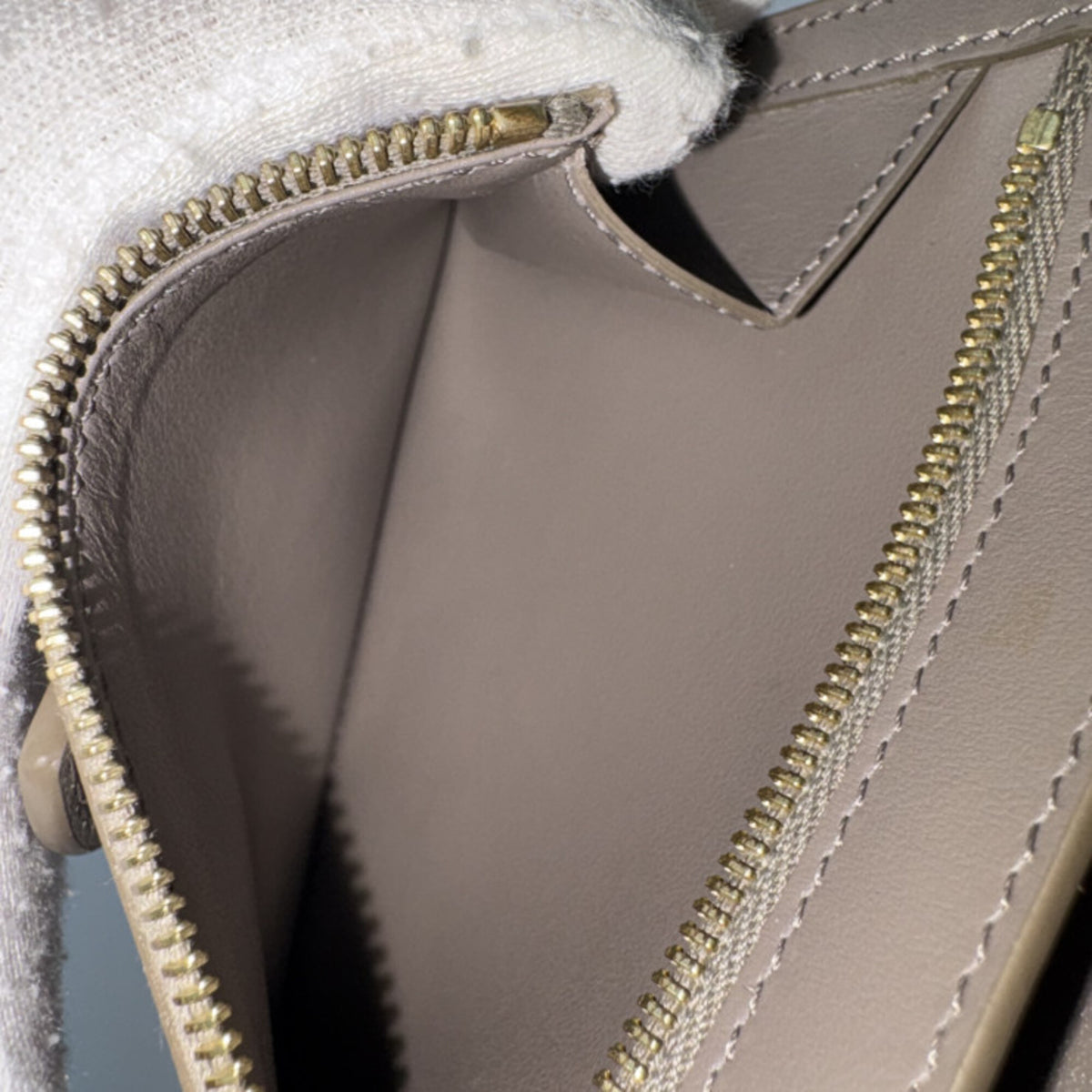 Celine Grayish Leather Wallet (Bi-Fold) (Pre-Owned)